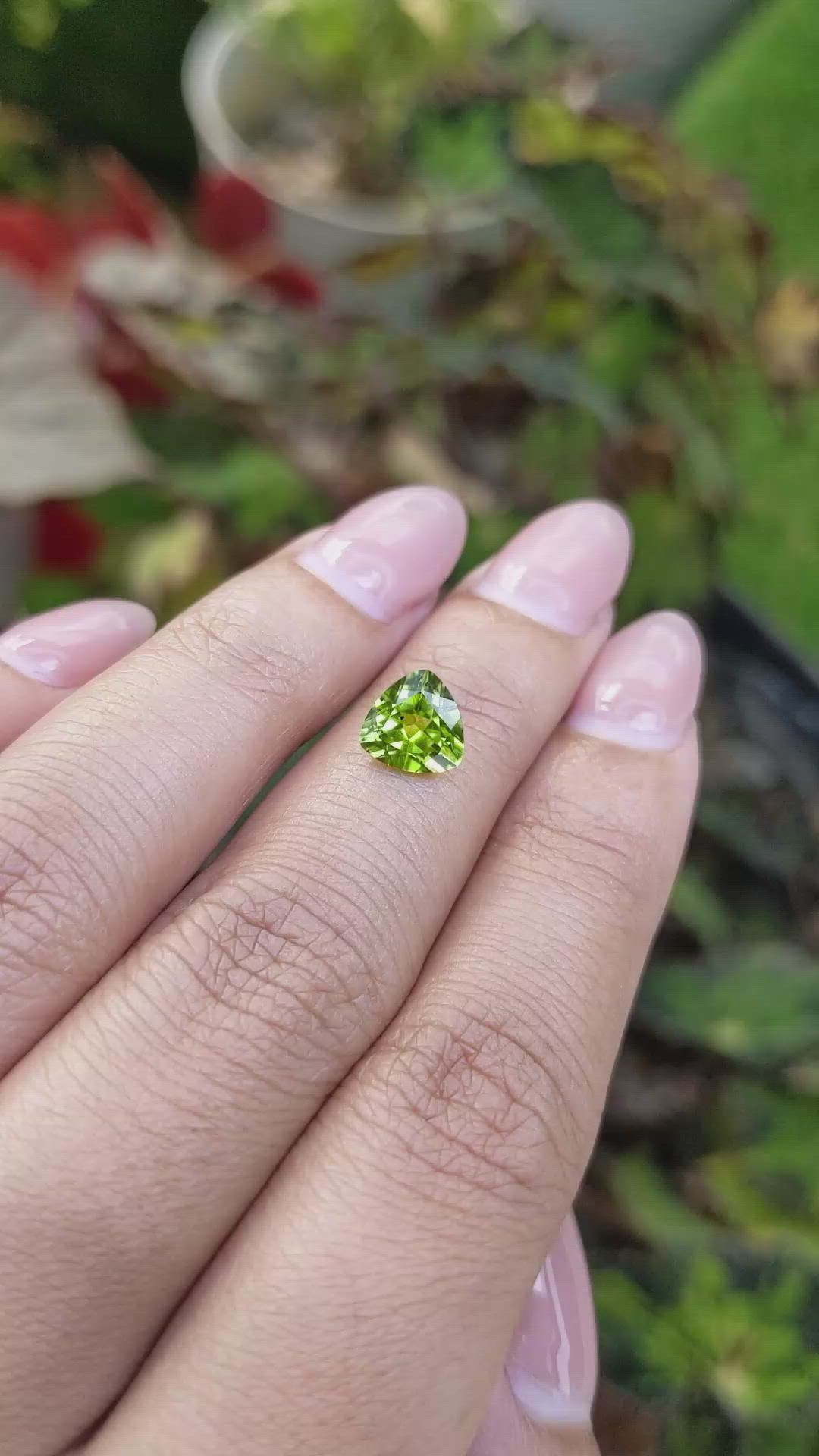 1.46 Ct. Yellowish Green Peridot from Pakistan Size Video