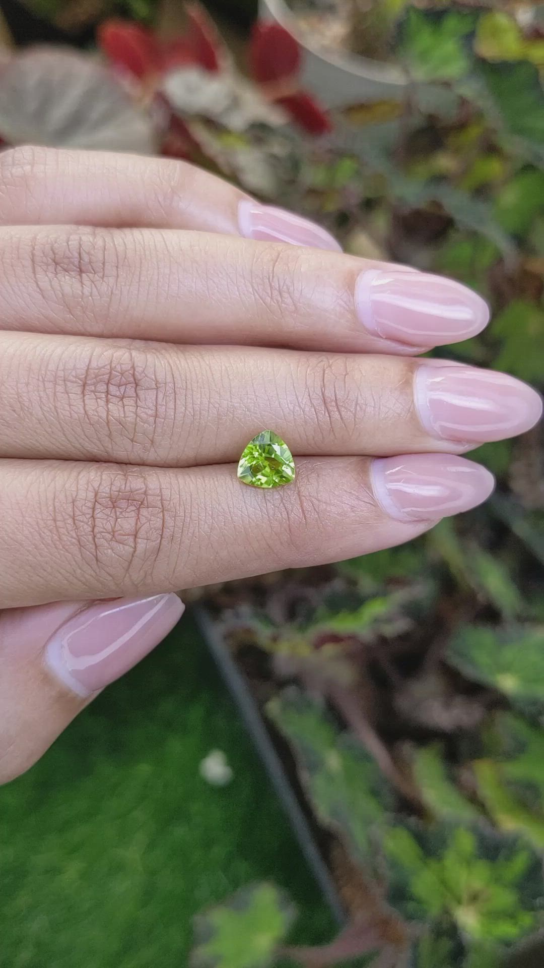 1.37 Ct. Yellowish Green Peridot from Pakistan Size Video