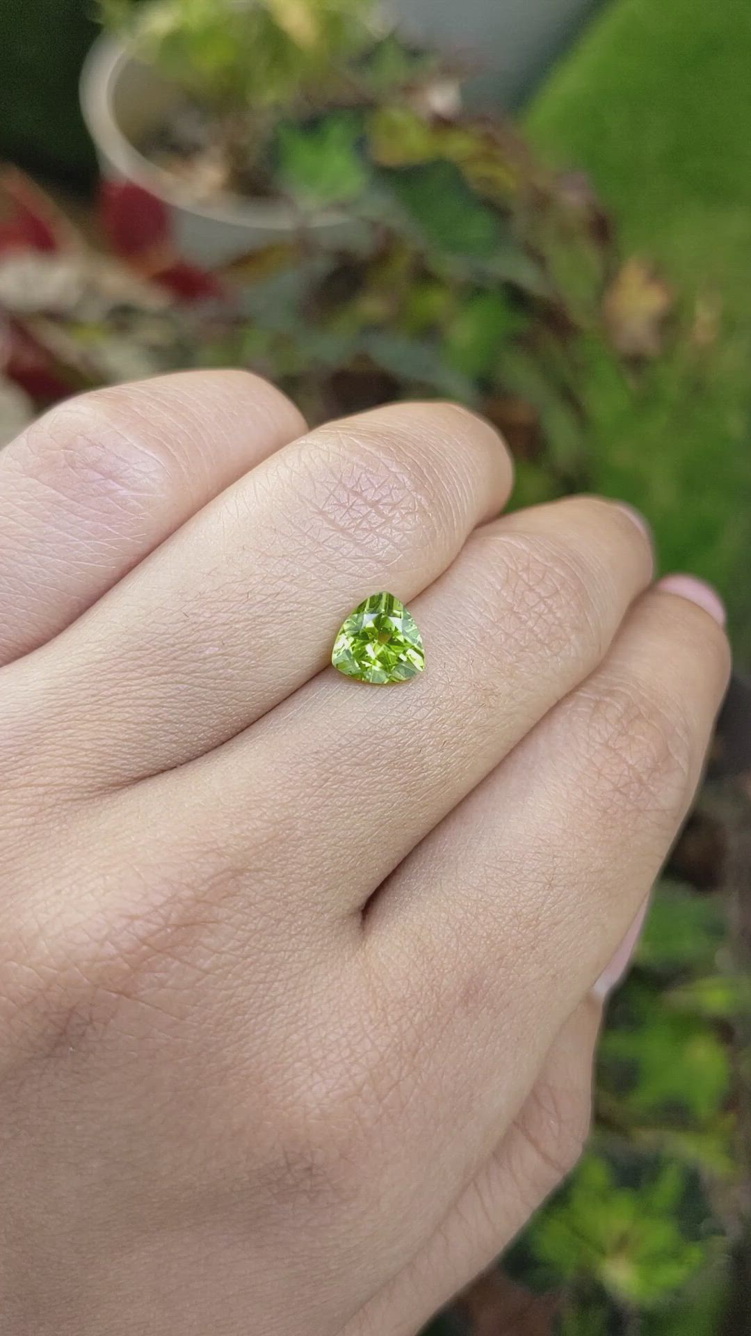 1.45 Ct. Yellowish Green Peridot from Pakistan Size Video