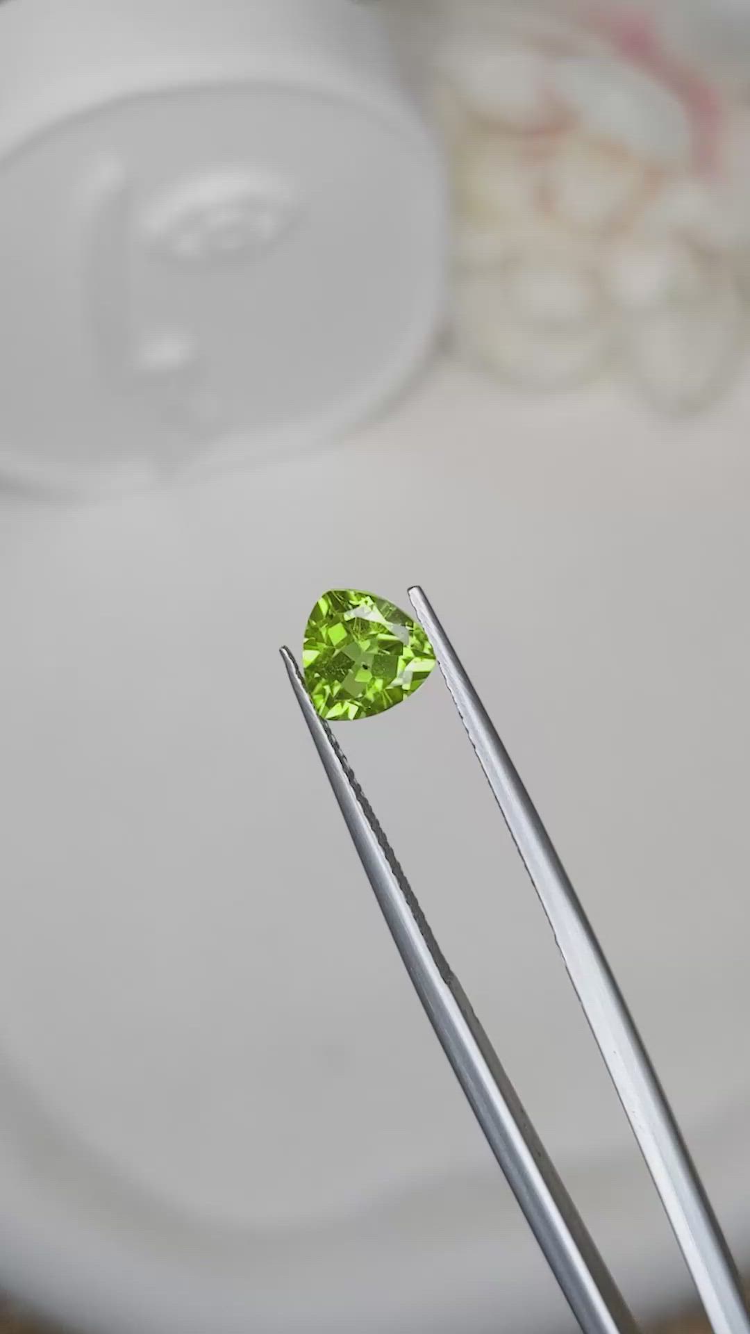 1.42 Ct. Yellowish Green Peridot from Pakistan Size Video