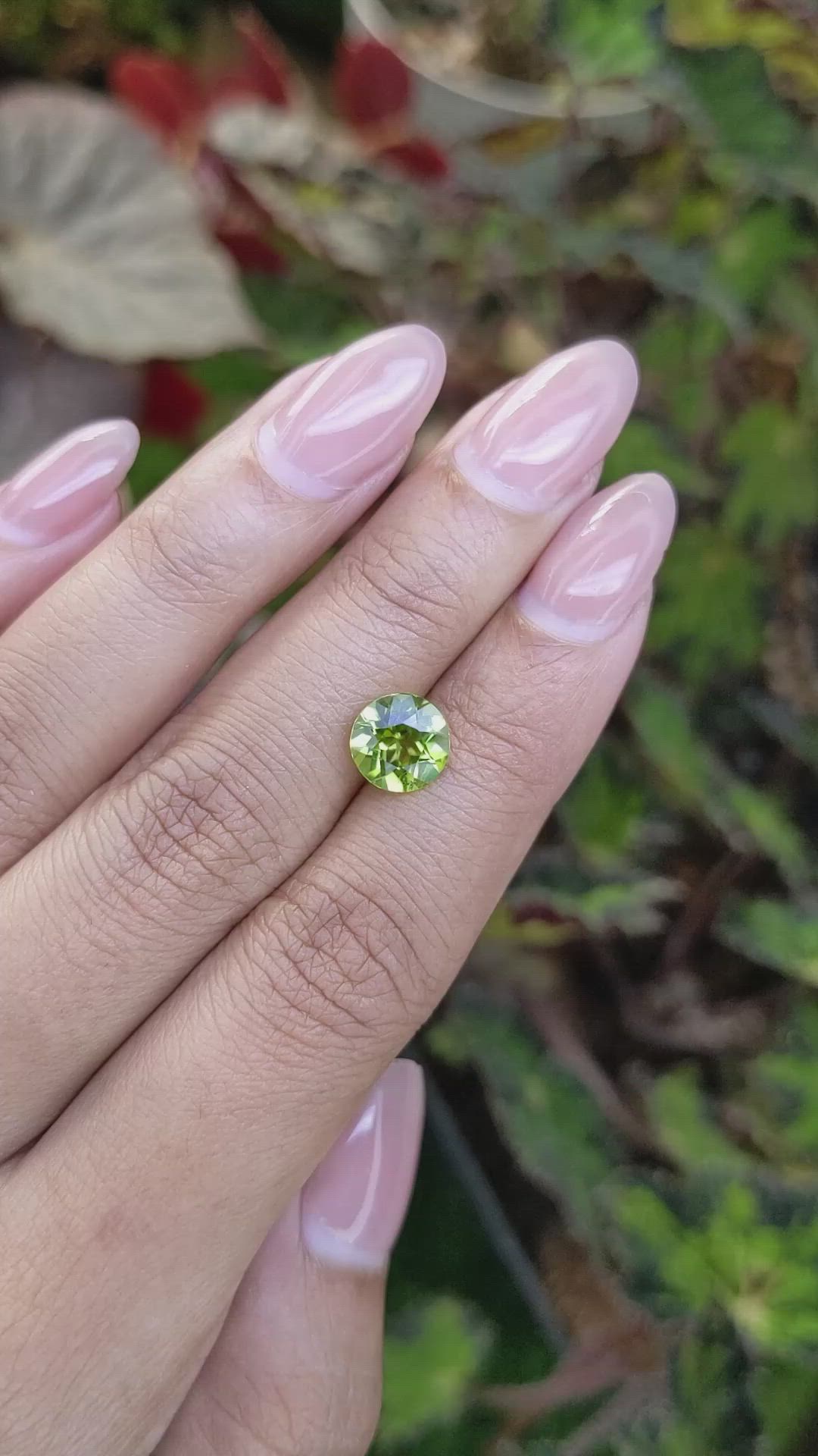 2.10 Ct. Yellowish Green Peridot from Pakistan Size Video