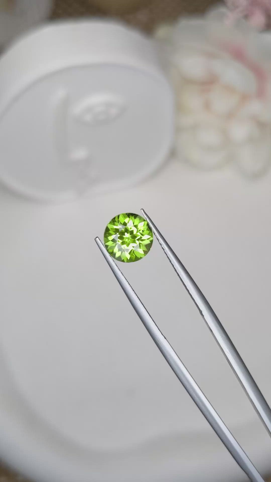 2.25 Ct. Yellowish Green Peridot from Pakistan Size Video