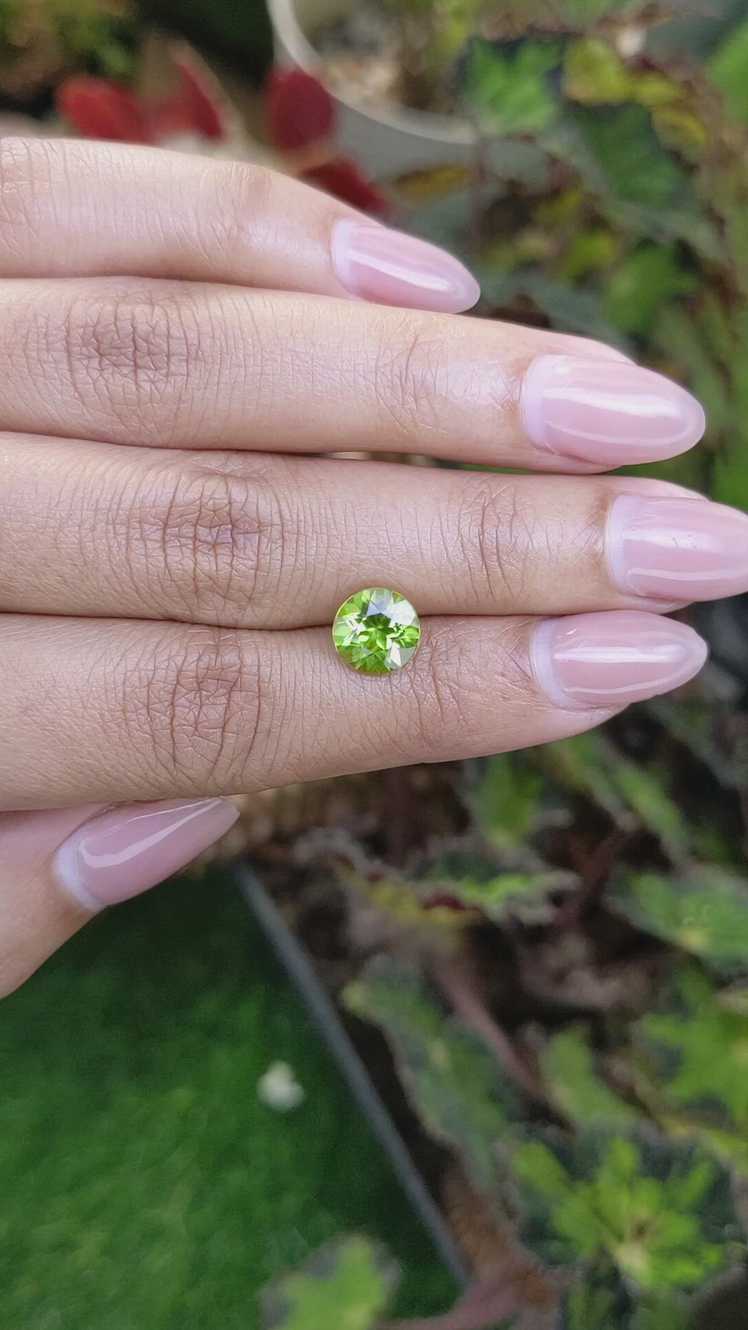 2.25 Ct. Yellowish Green Peridot from Pakistan Size Video