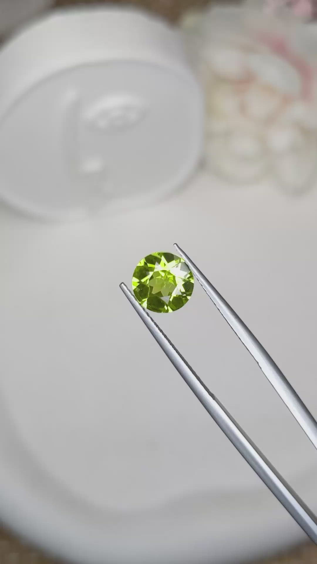 1.89 Ct. Yellowish Green Peridot from Pakistan Size Video