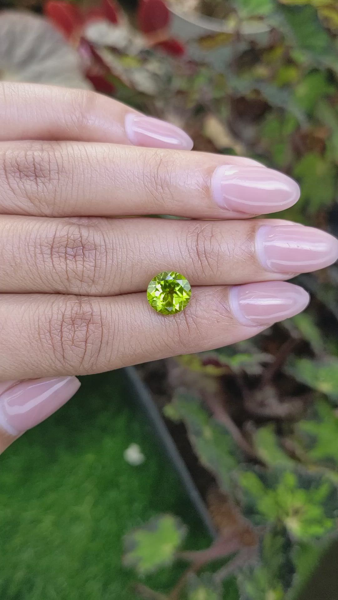 2.95 Ct. Yellowish Green Peridot from Pakistan Size Video