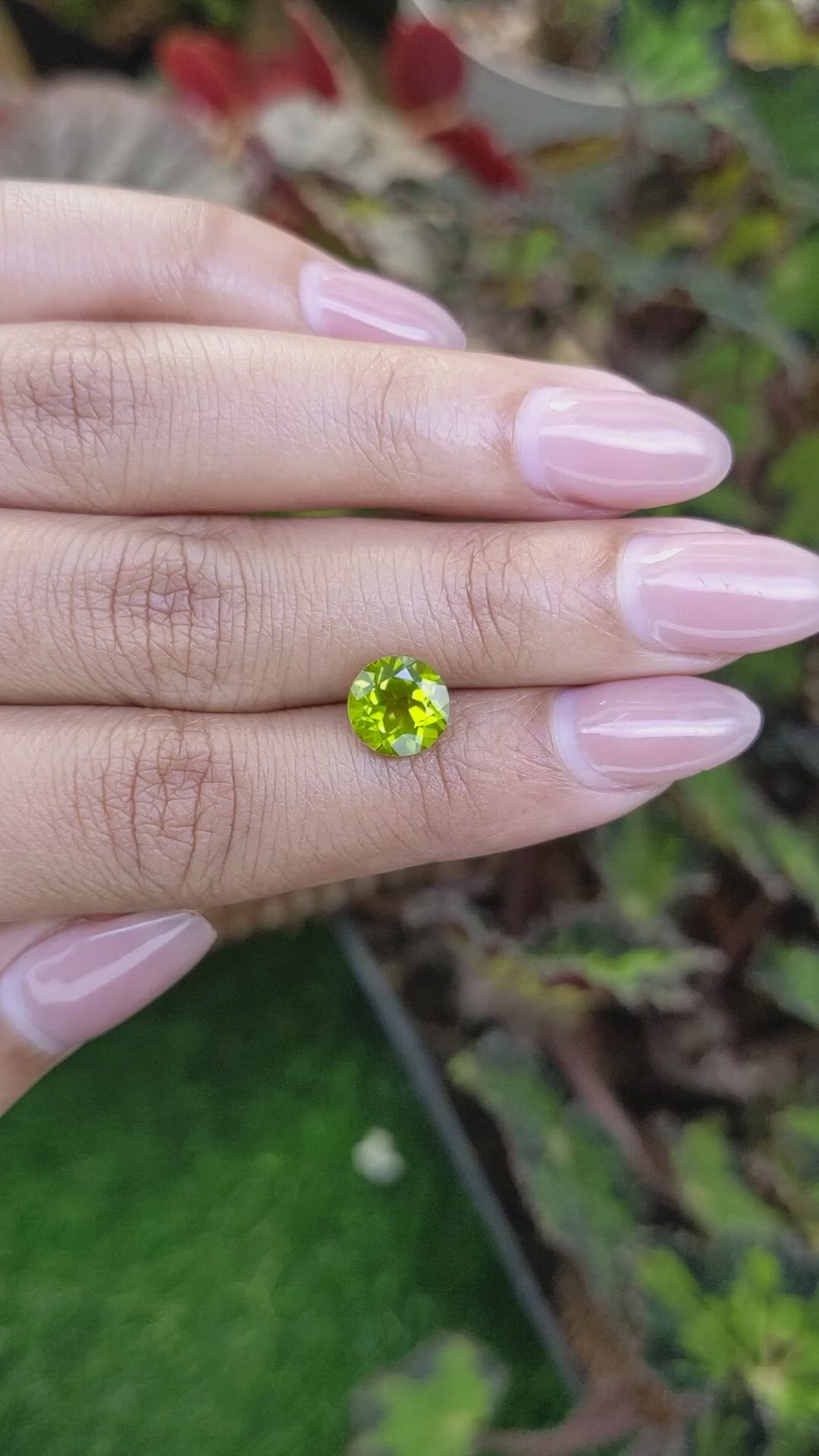 2.34 Ct. Yellowish Green Peridot from Pakistan Size Video