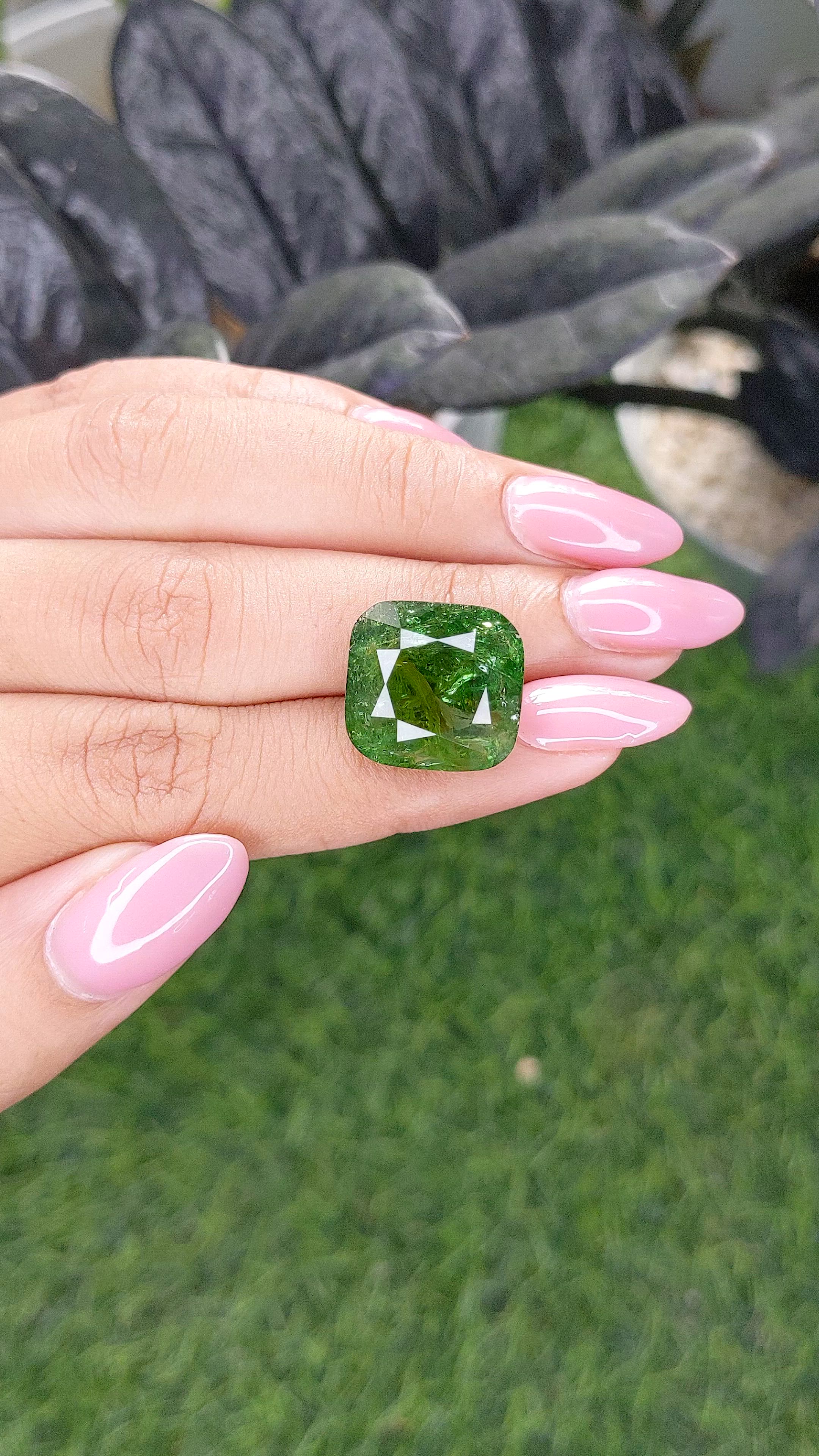 16.10 Ct. Green Tourmaline from Madagascar Size Video