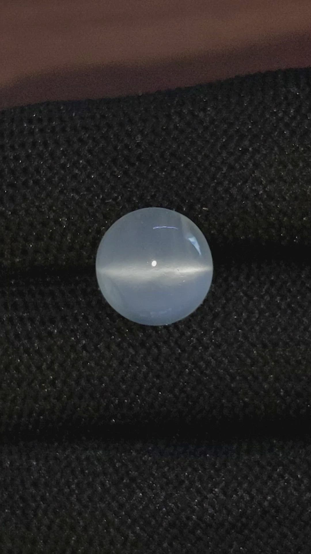 4.50 Ct. White Cabochon Moonstone from Ceylon (Sri Lanka) Size Video