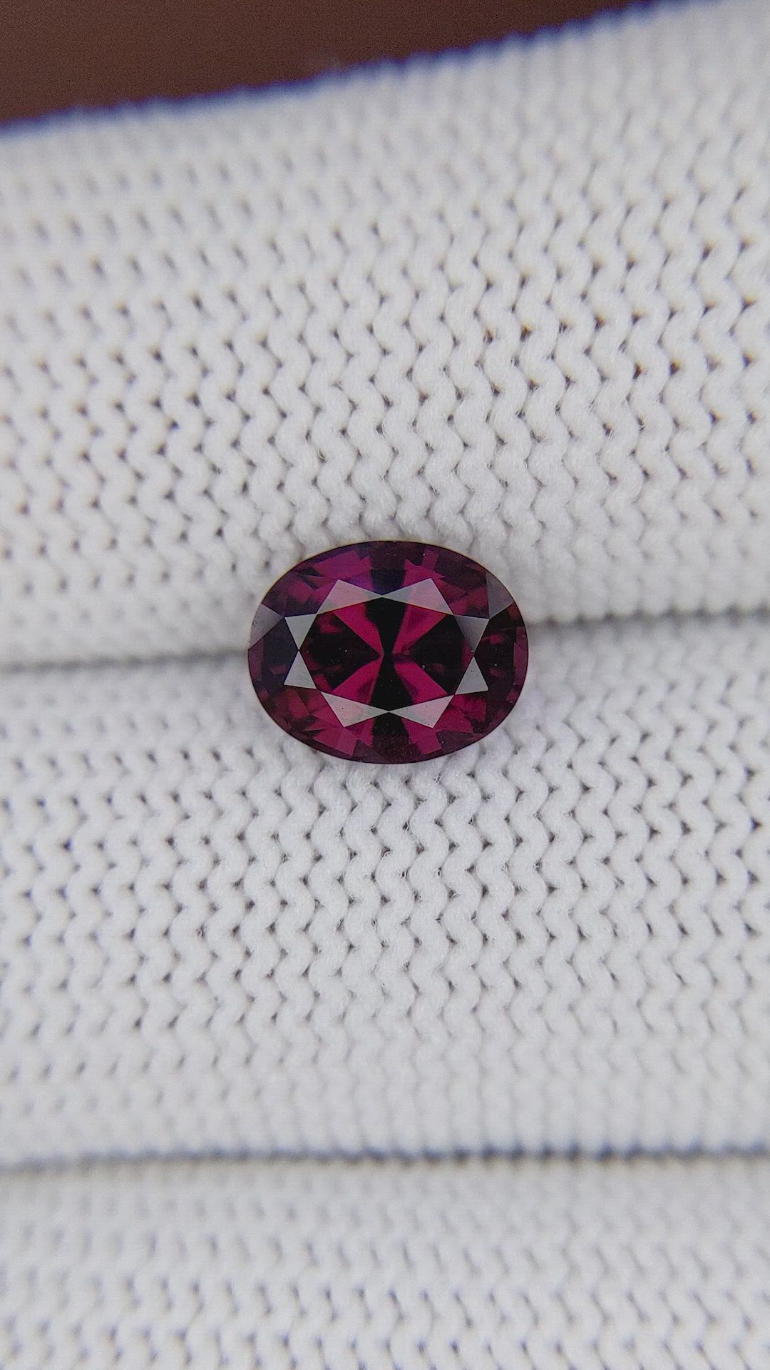 1.96 Ct. Purplish Red Spinel from Ceylon (Sri Lanka) Size Video