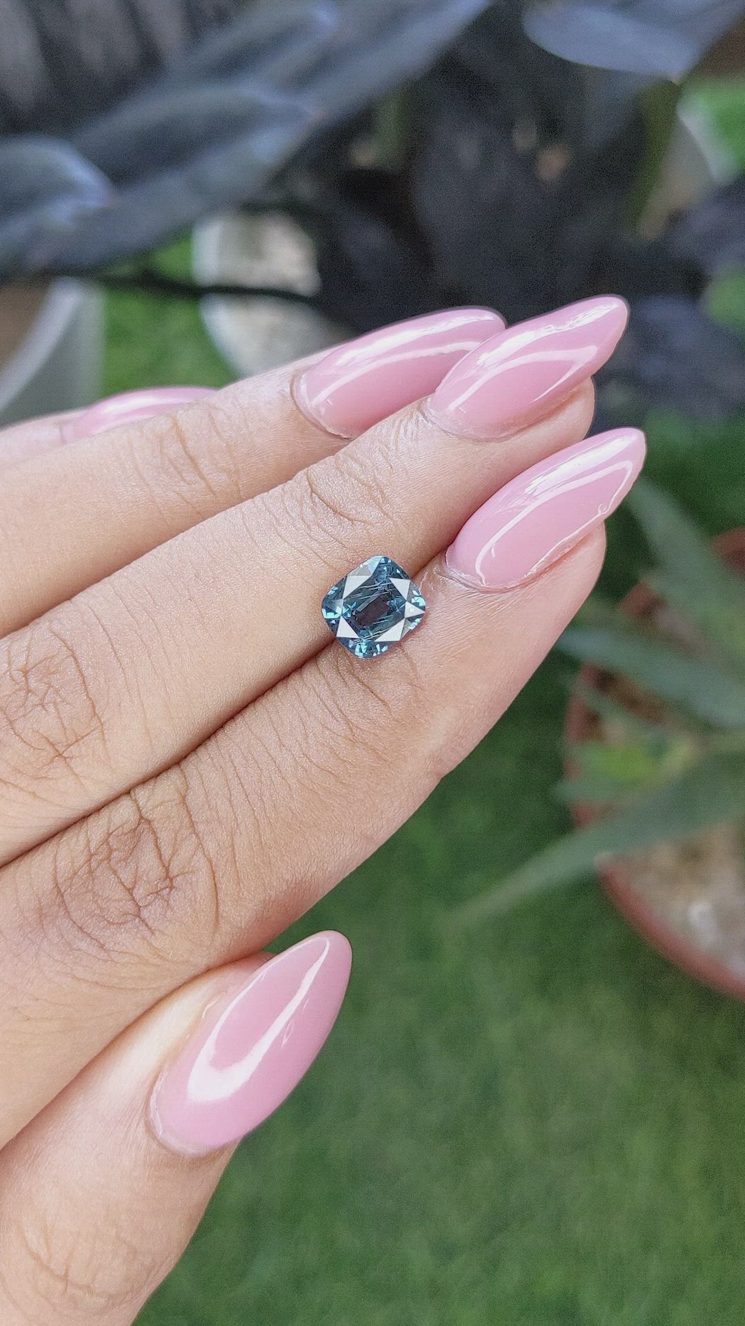 1.52 Ct. Blue Spinel from Ceylon (Sri Lanka) Size Video
