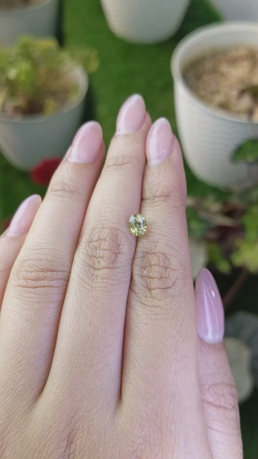 1.03 Ct. Alexandrite from Ceylon (Sri Lanka) Size Video