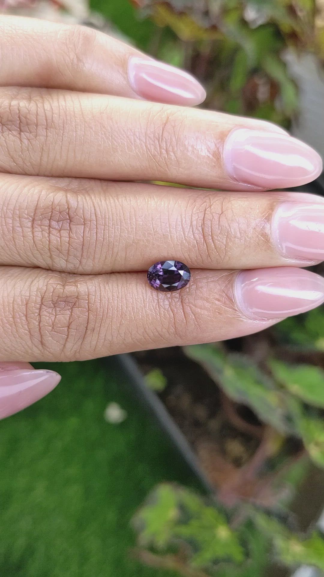 1.30 Ct. Purple Spinel from Ceylon (Sri Lanka) Size Video