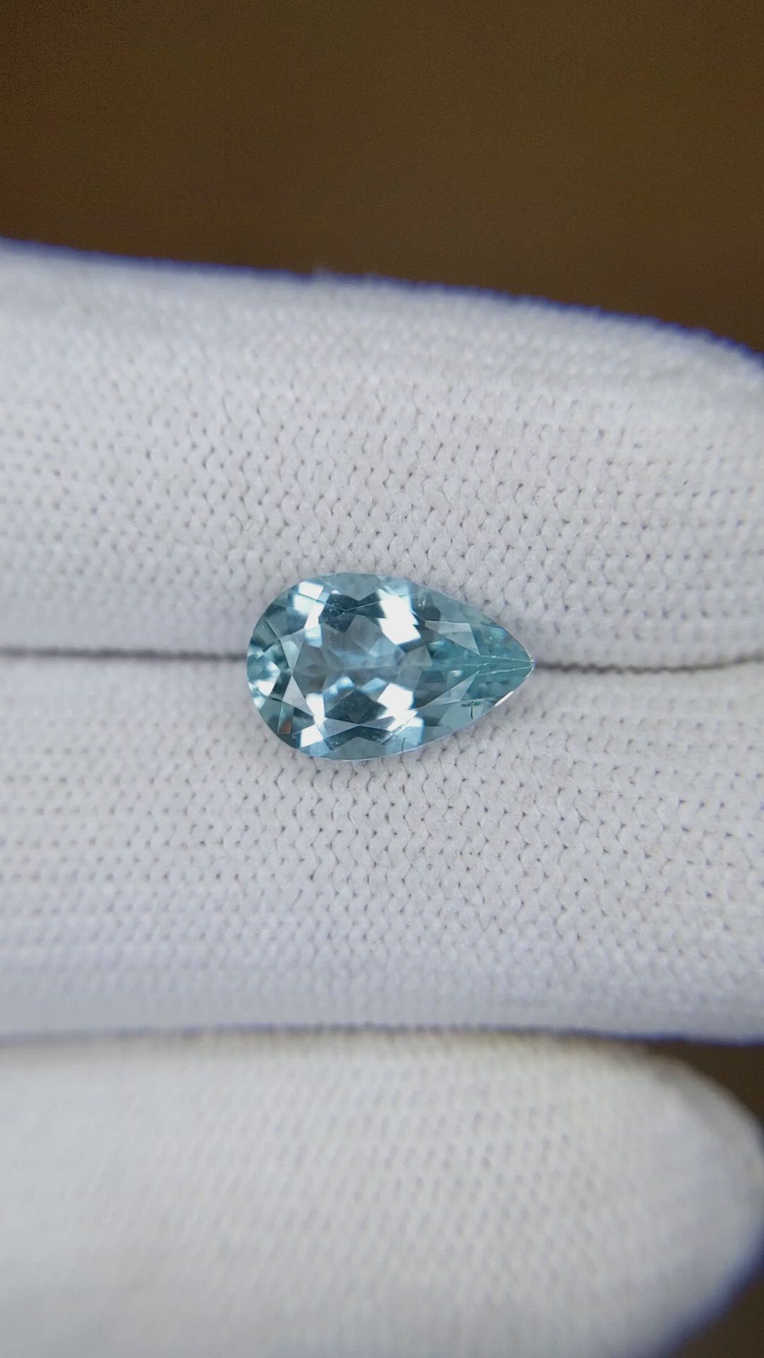 1.98 Ct. Blue Aquamarine from Mozambique Size Video
