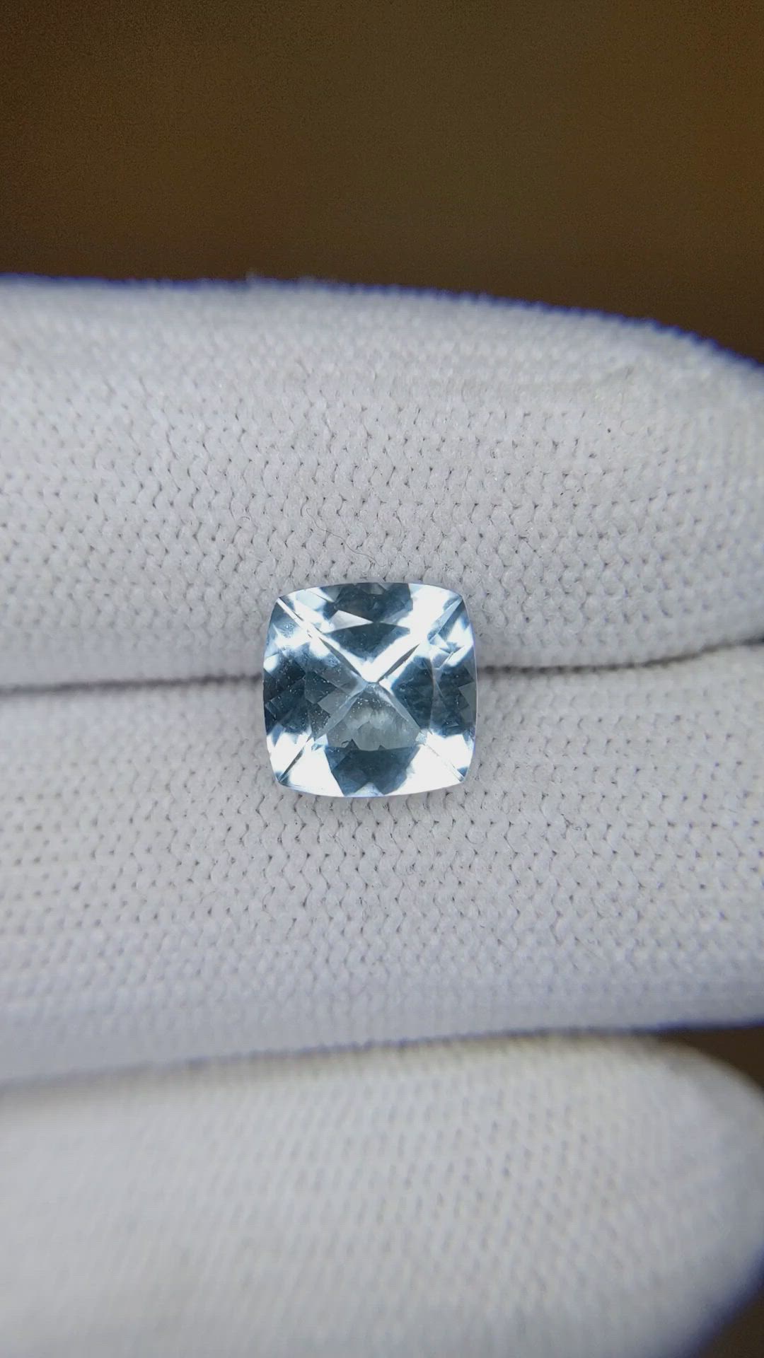 1.87 Ct. Blue Aquamarine from Mozambique Size Video