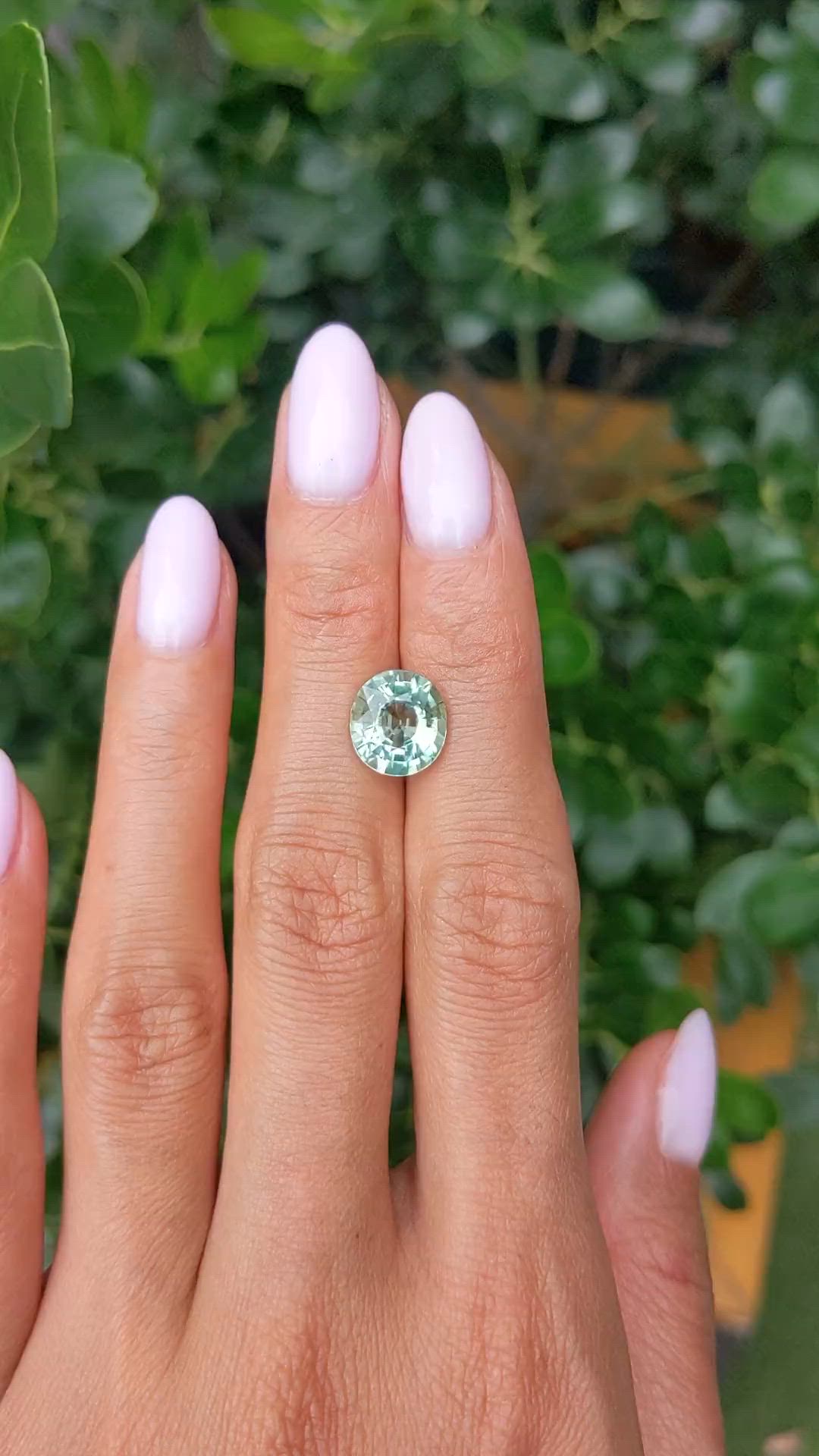 3.27 Ct. Bluish Green Tourmaline from Africa Size Video