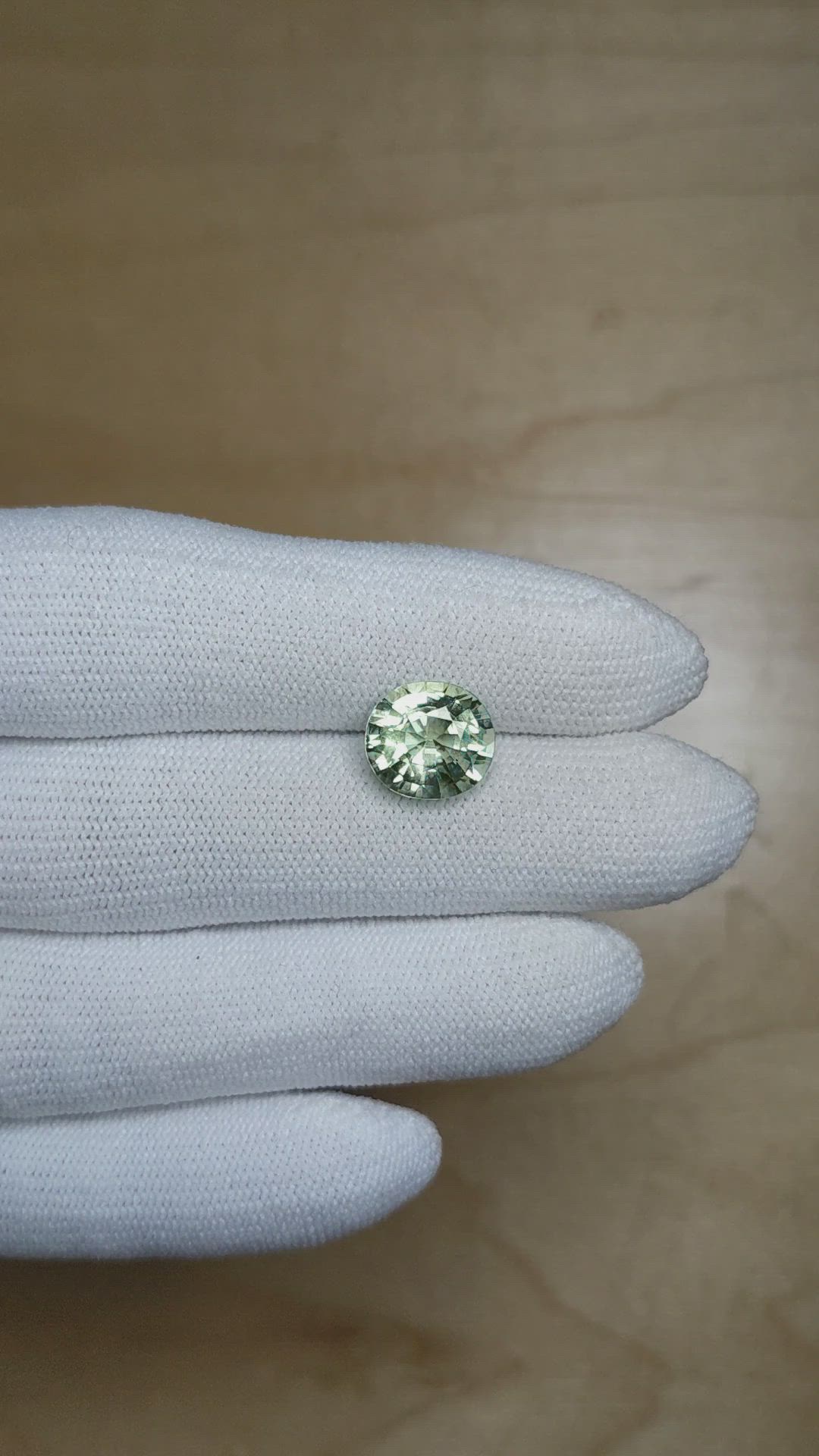 3.27 Ct. Bluish Green Tourmaline from Africa Size Video