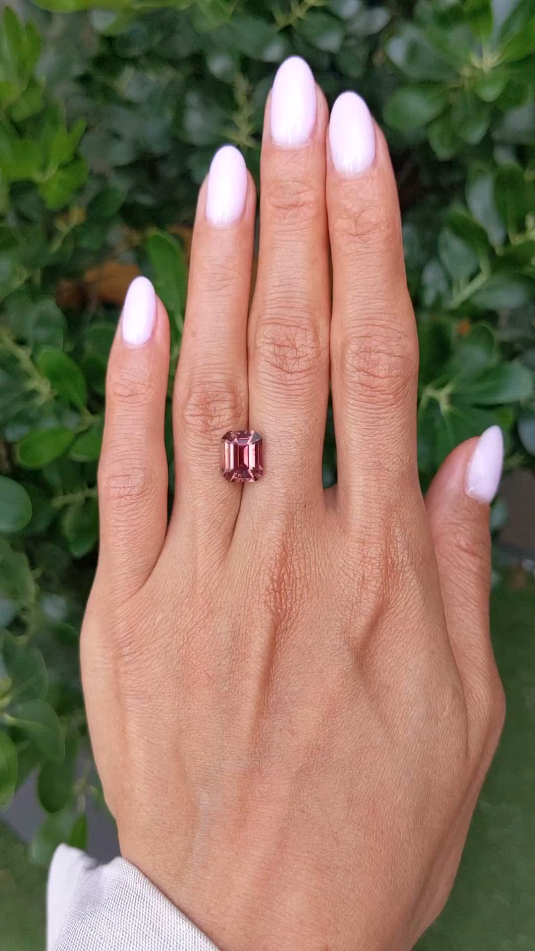 3.38 Ct. Brownish Pink Tourmaline from Africa Size Video