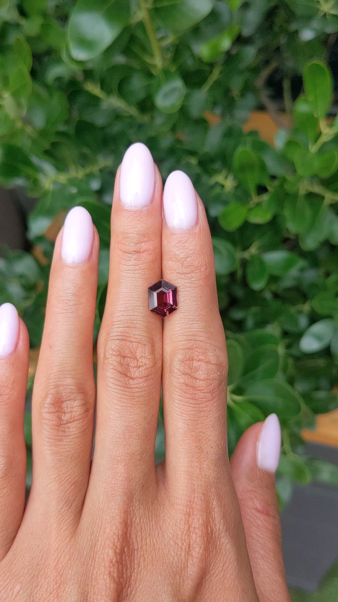 1.88 Ct. Pinkish Purple Tourmaline from Africa Size Video
