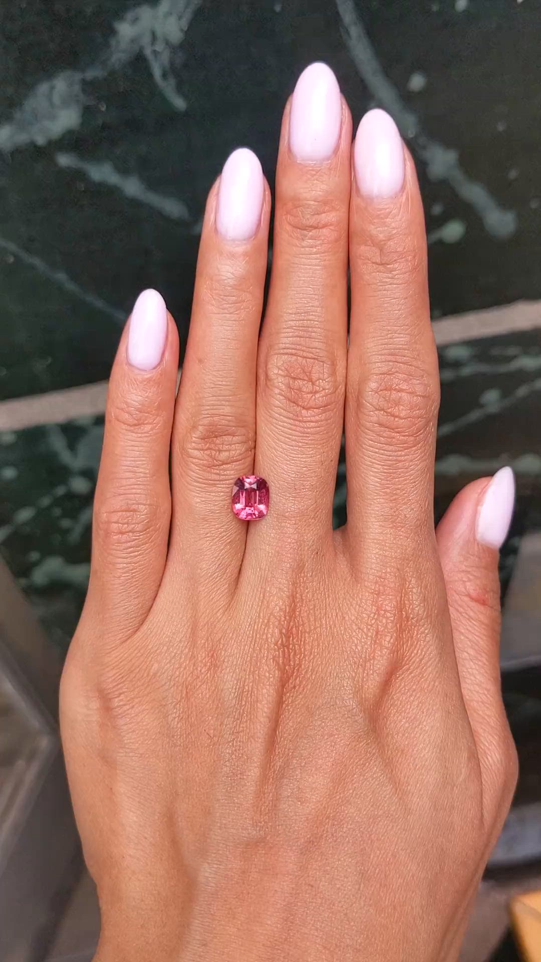 1.73 Ct. Purplish Pink Tourmaline from Africa Size Video
