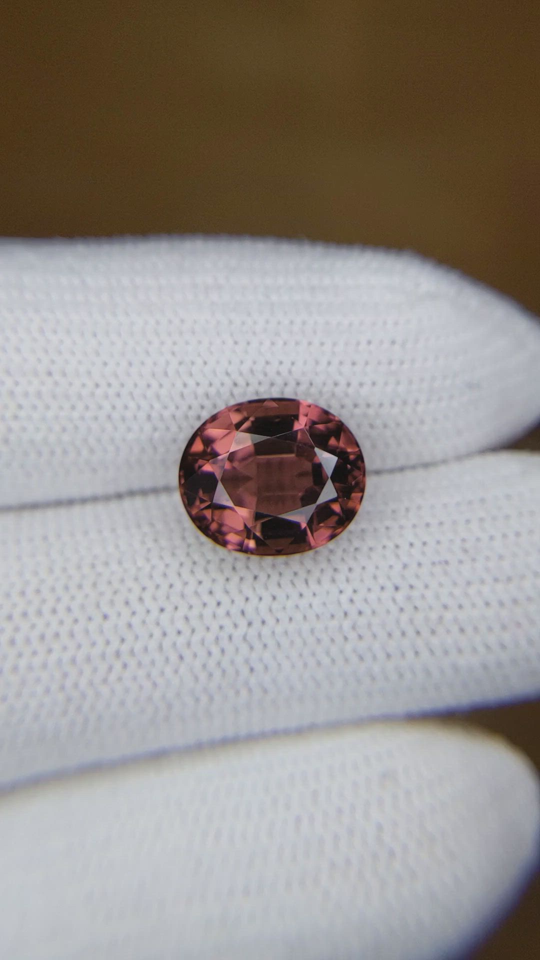 4.34 Ct. Reddish Brown Tourmaline from Africa Size Video