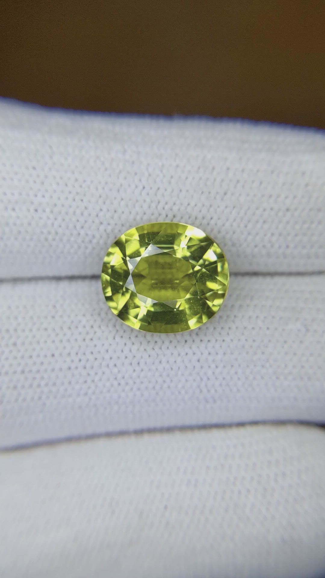5.31 Ct. Yellowish Green Tourmaline from Africa Size Video