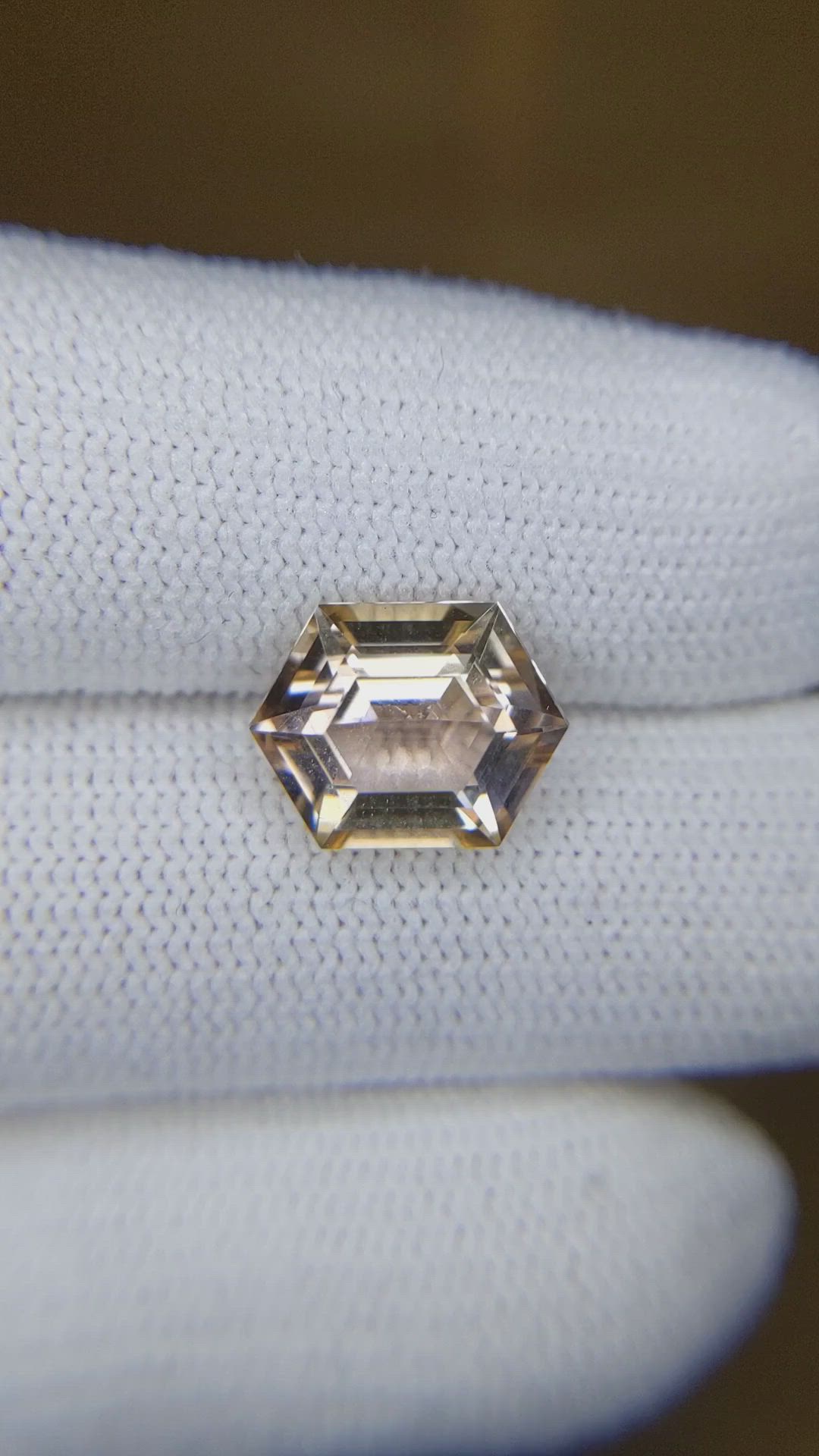 3.47 Ct. Peach Tourmaline from Africa Size Video