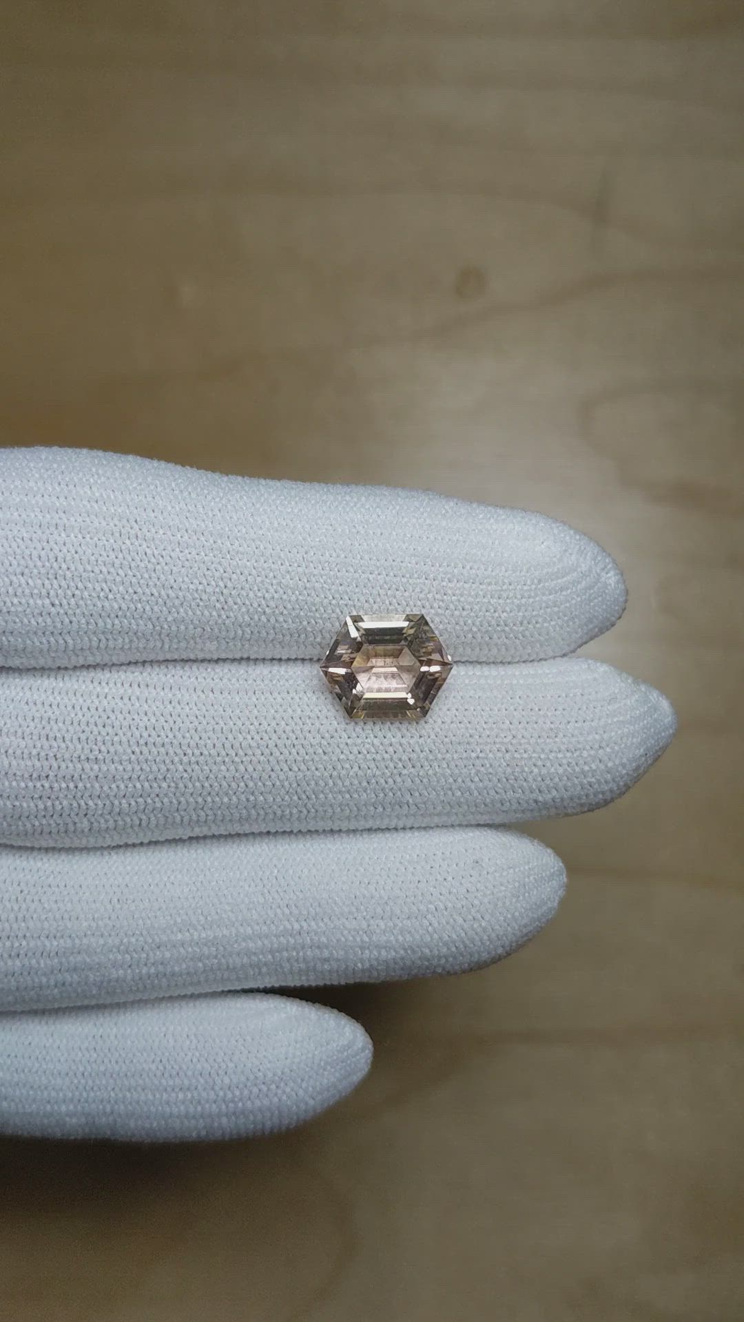 3.47 Ct. Peach Tourmaline from Africa Size Video