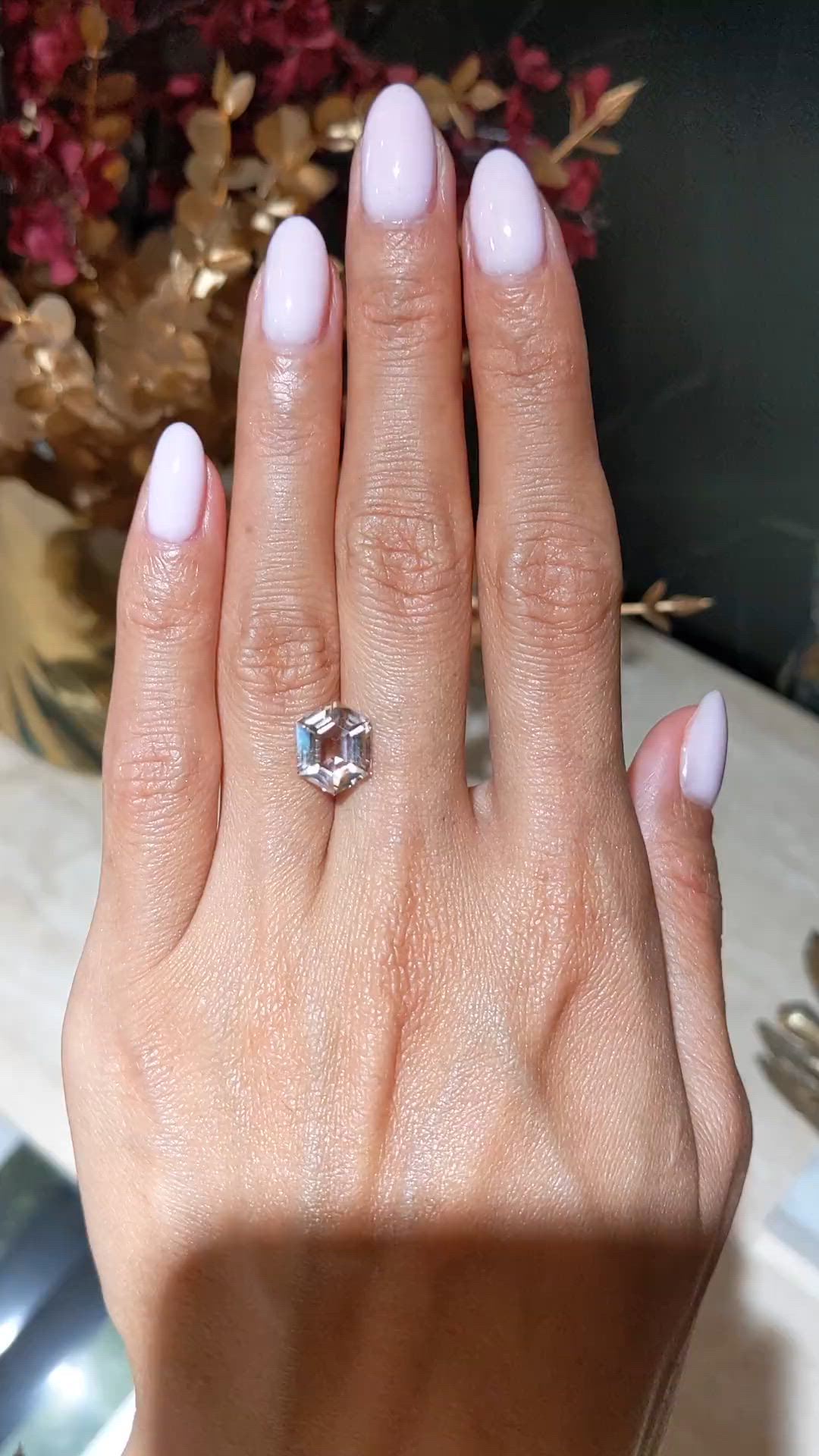 3.47 Ct. Peach Tourmaline from Africa Size Video