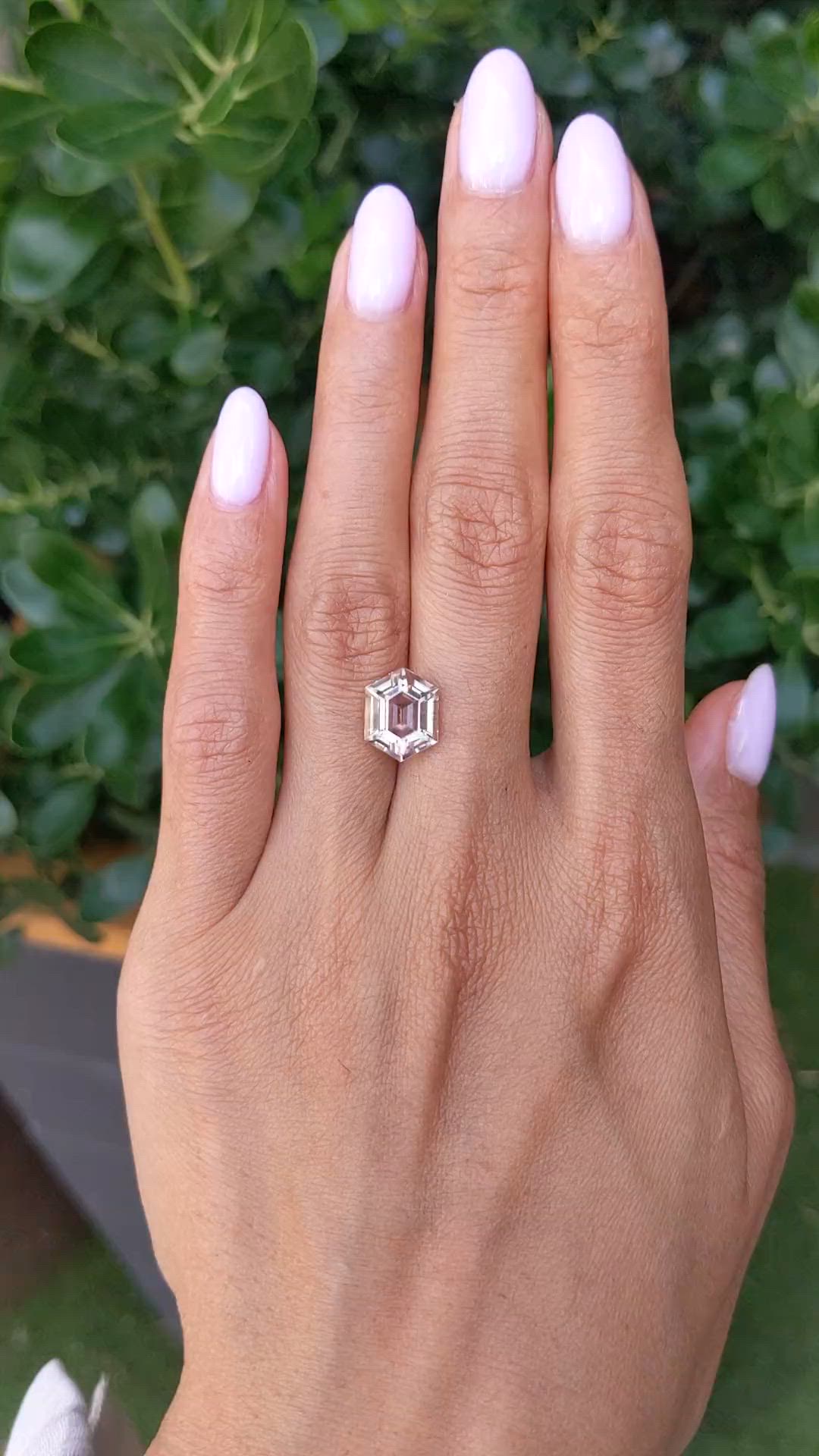 3.47 Ct. Peach Tourmaline from Africa Size Video