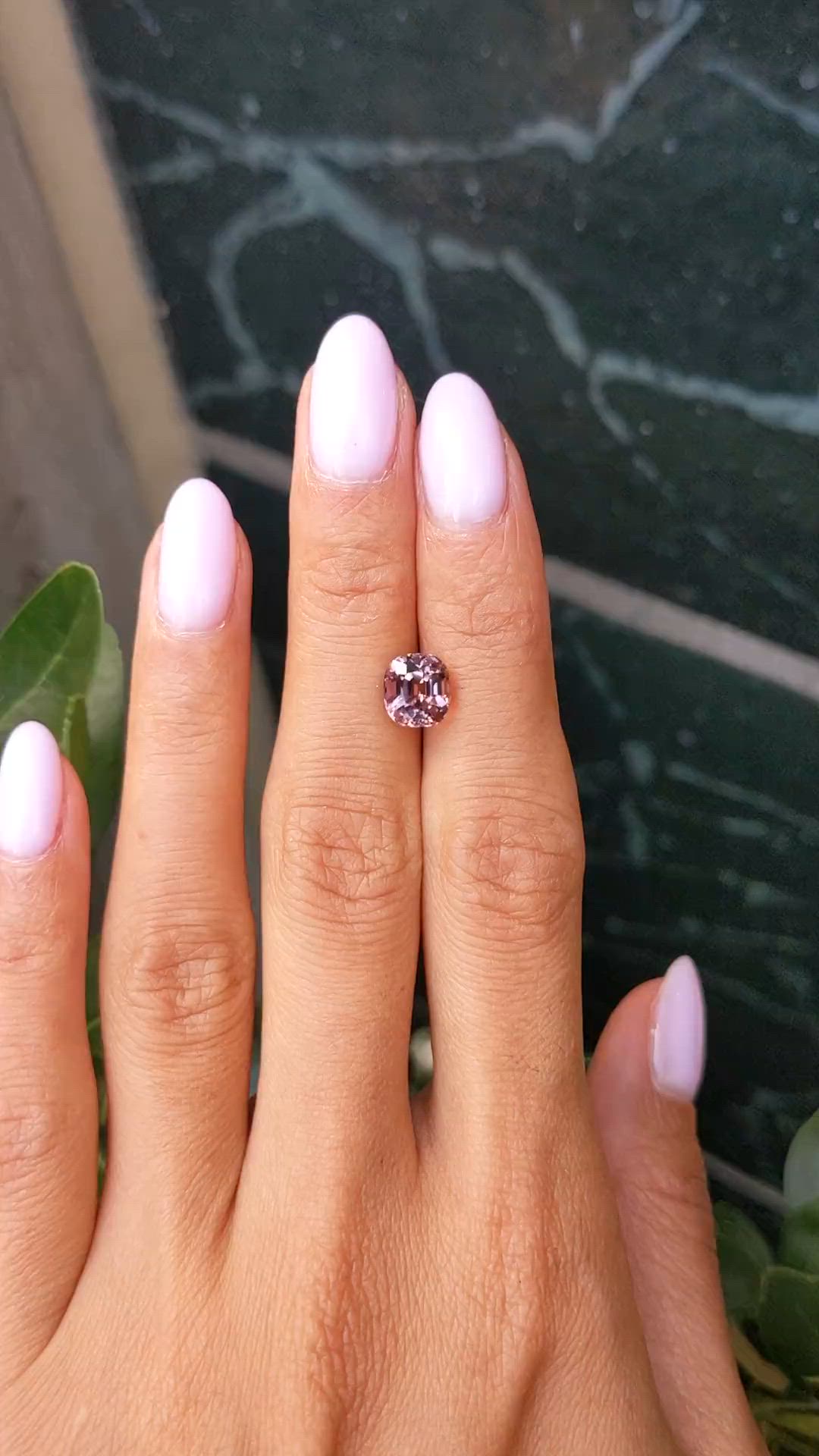2.44 Ct. Brownish Pink Tourmaline from Africa Size Video