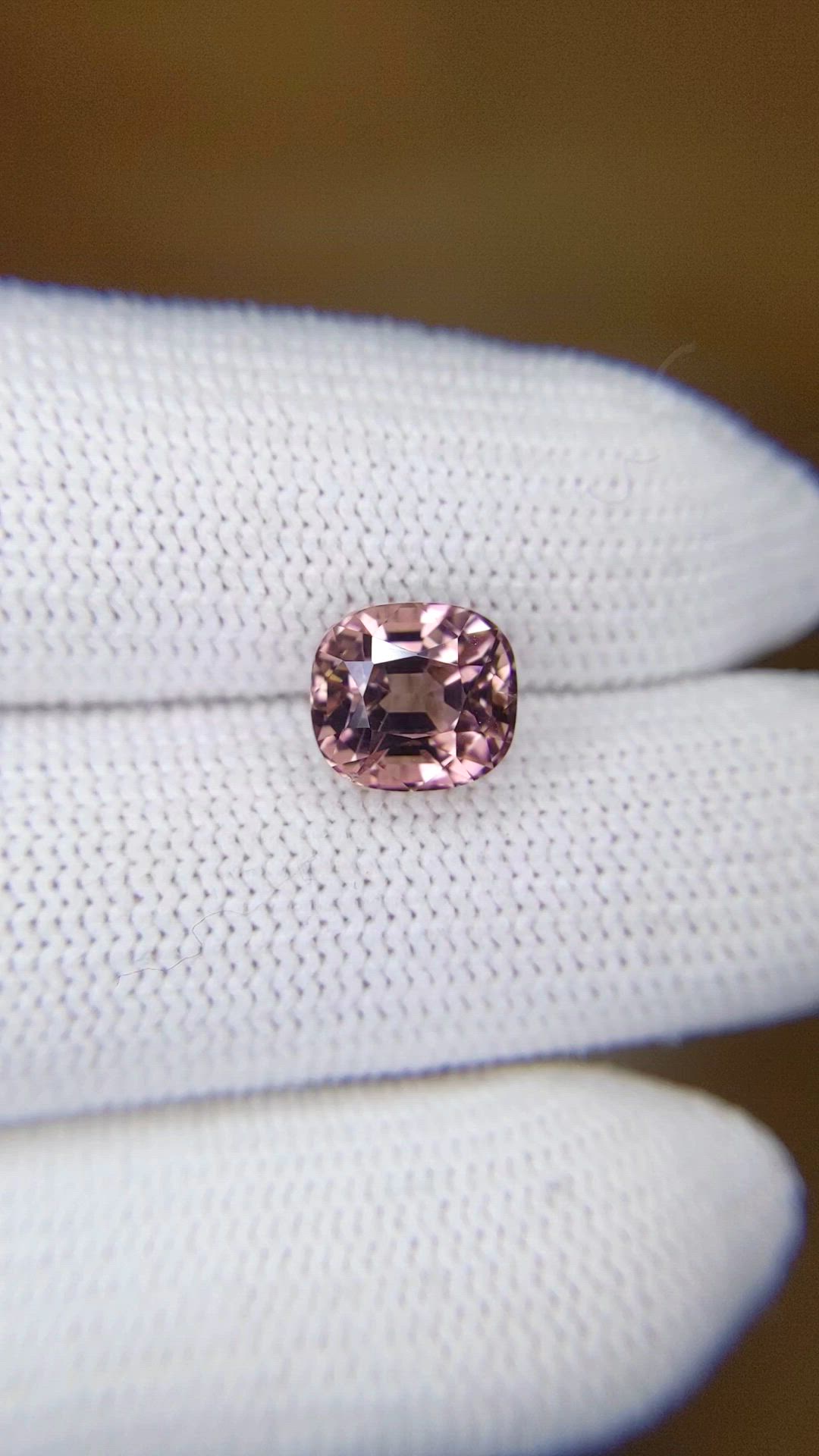 2.44 Ct. Brownish Pink Tourmaline from Africa Size Video