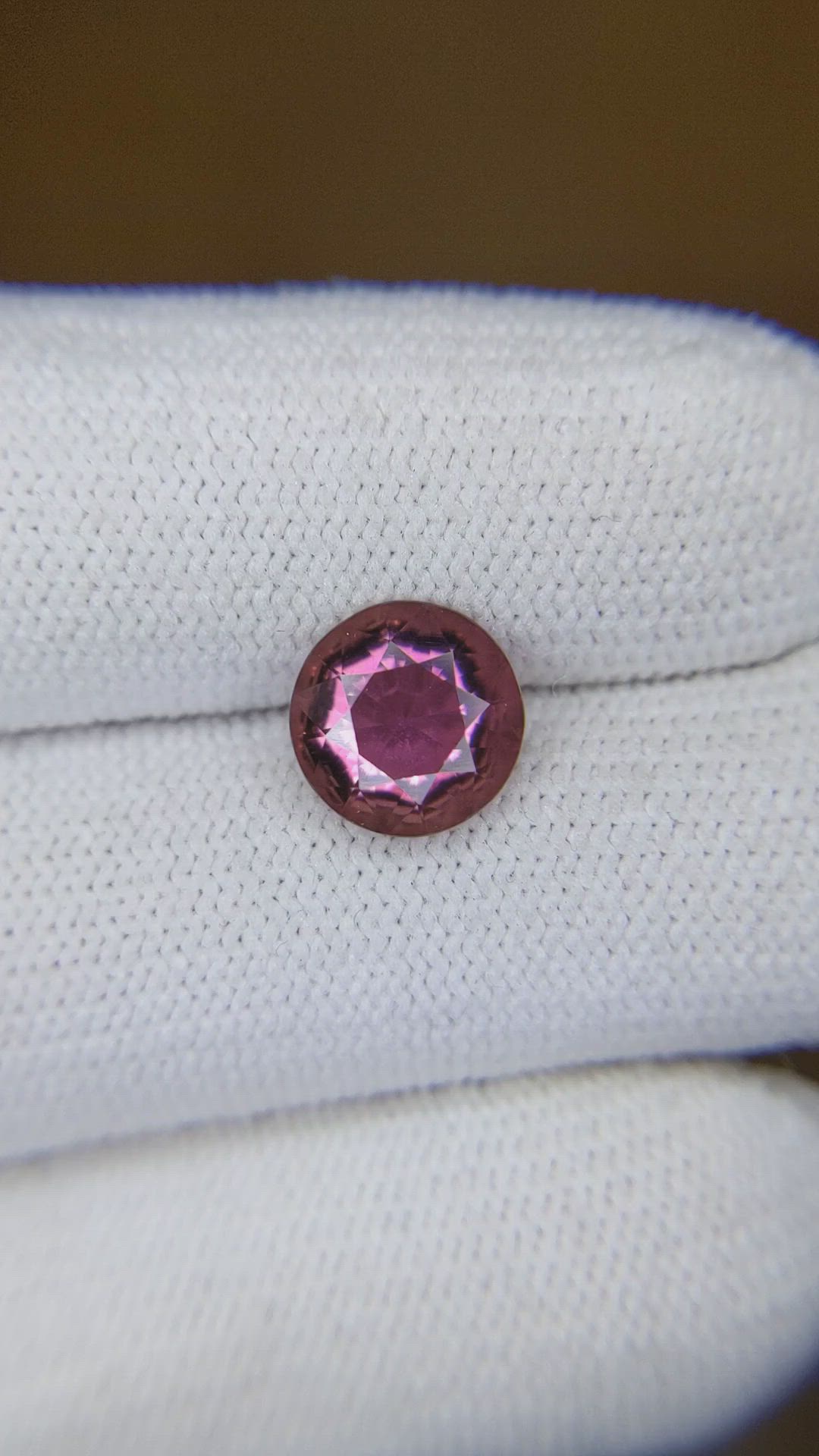1.61 Ct. Pinkish Purple Tourmaline from Africa Size Video