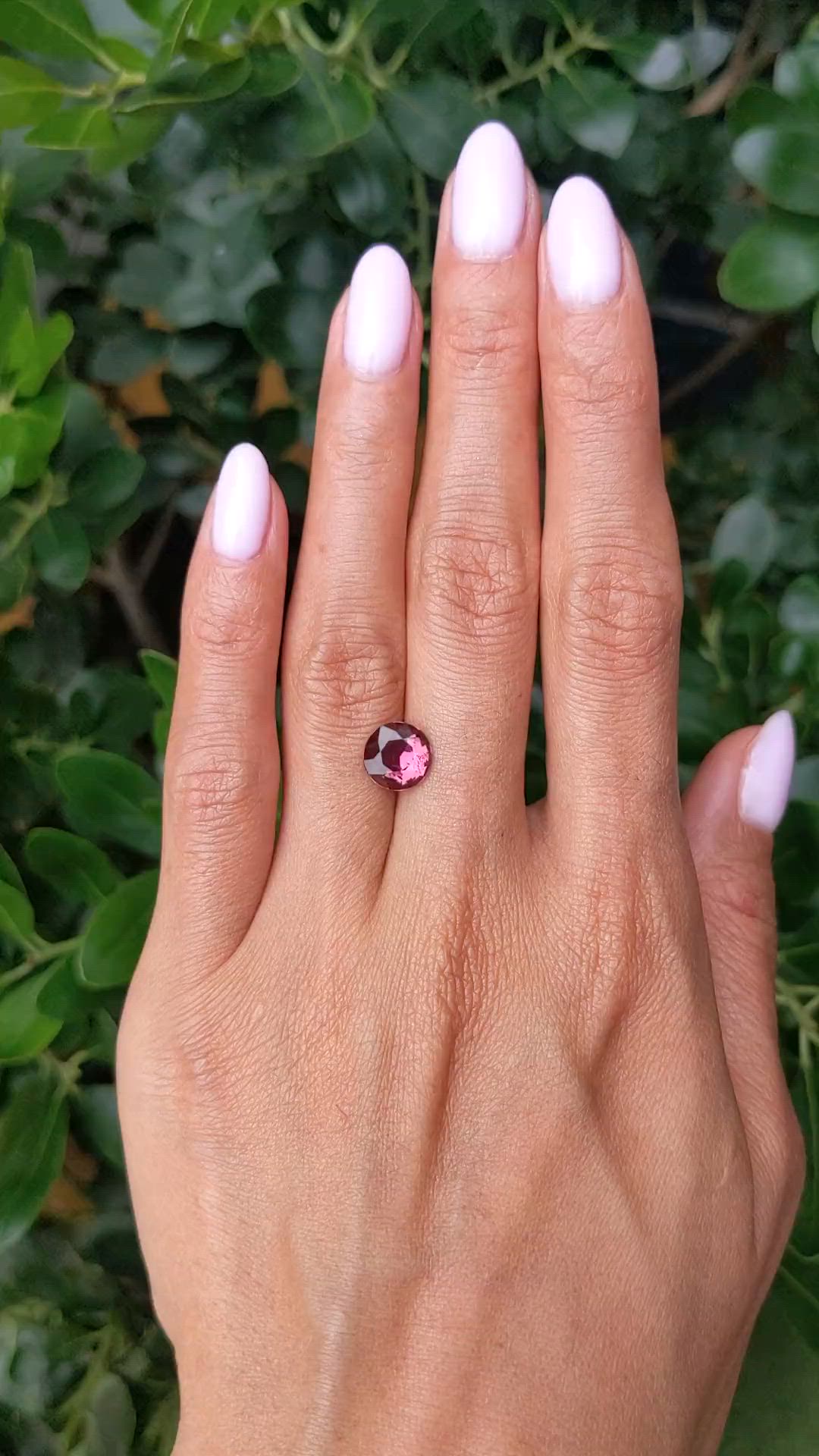 1.61 Ct. Pinkish Purple Tourmaline from Africa Size Video