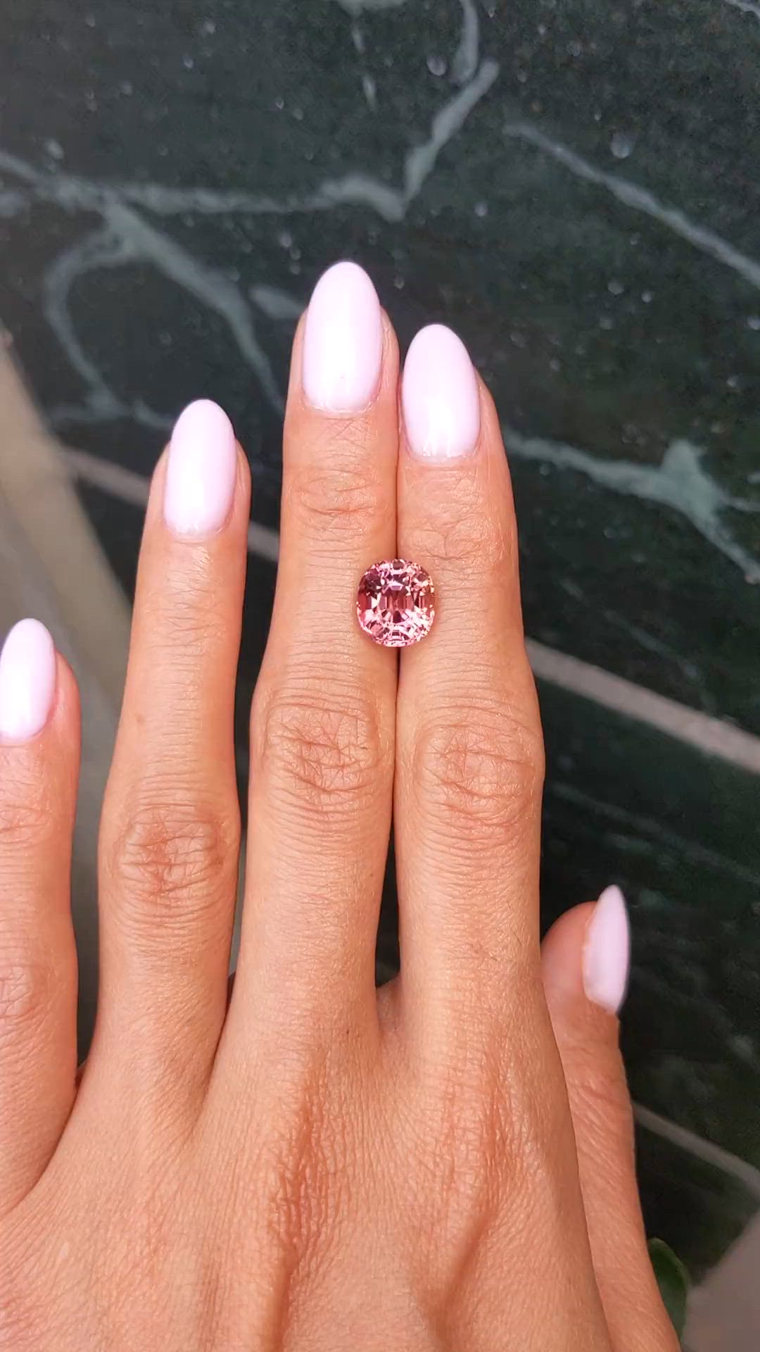4.16 Ct. Pink Tourmaline from Africa Size Video