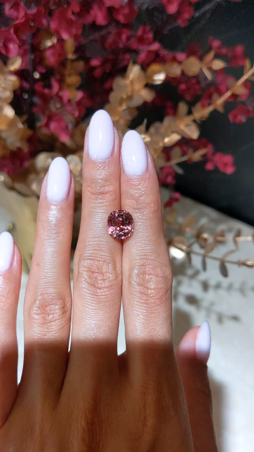 4.16 Ct. Pink Tourmaline from Africa Size Video
