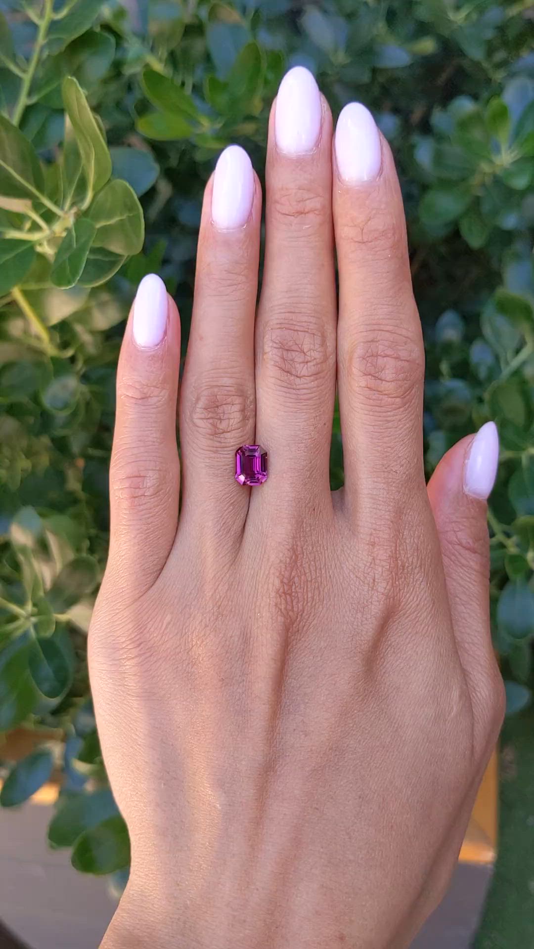 1.82 Ct. Purplish Pink Tourmaline from Africa Size Video