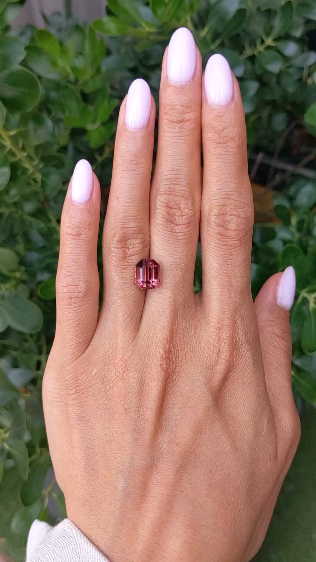 4.18 Ct. Pinkish Brown Tourmaline from Africa Size Video