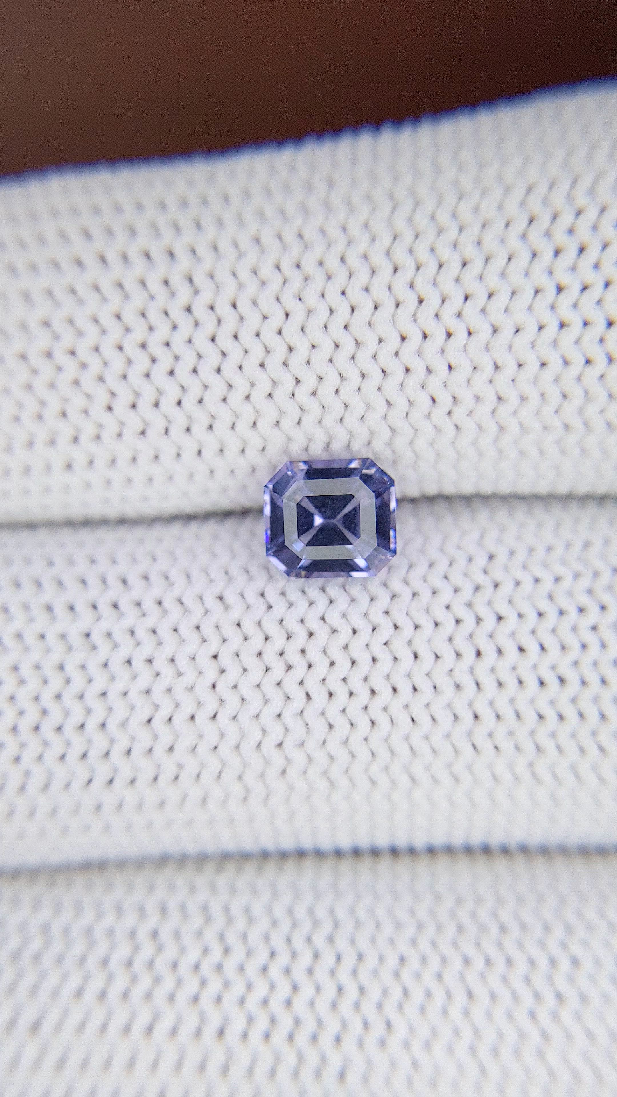 1.25 Ct. Purple Spinel from Ceylon (Sri Lanka) Size Video