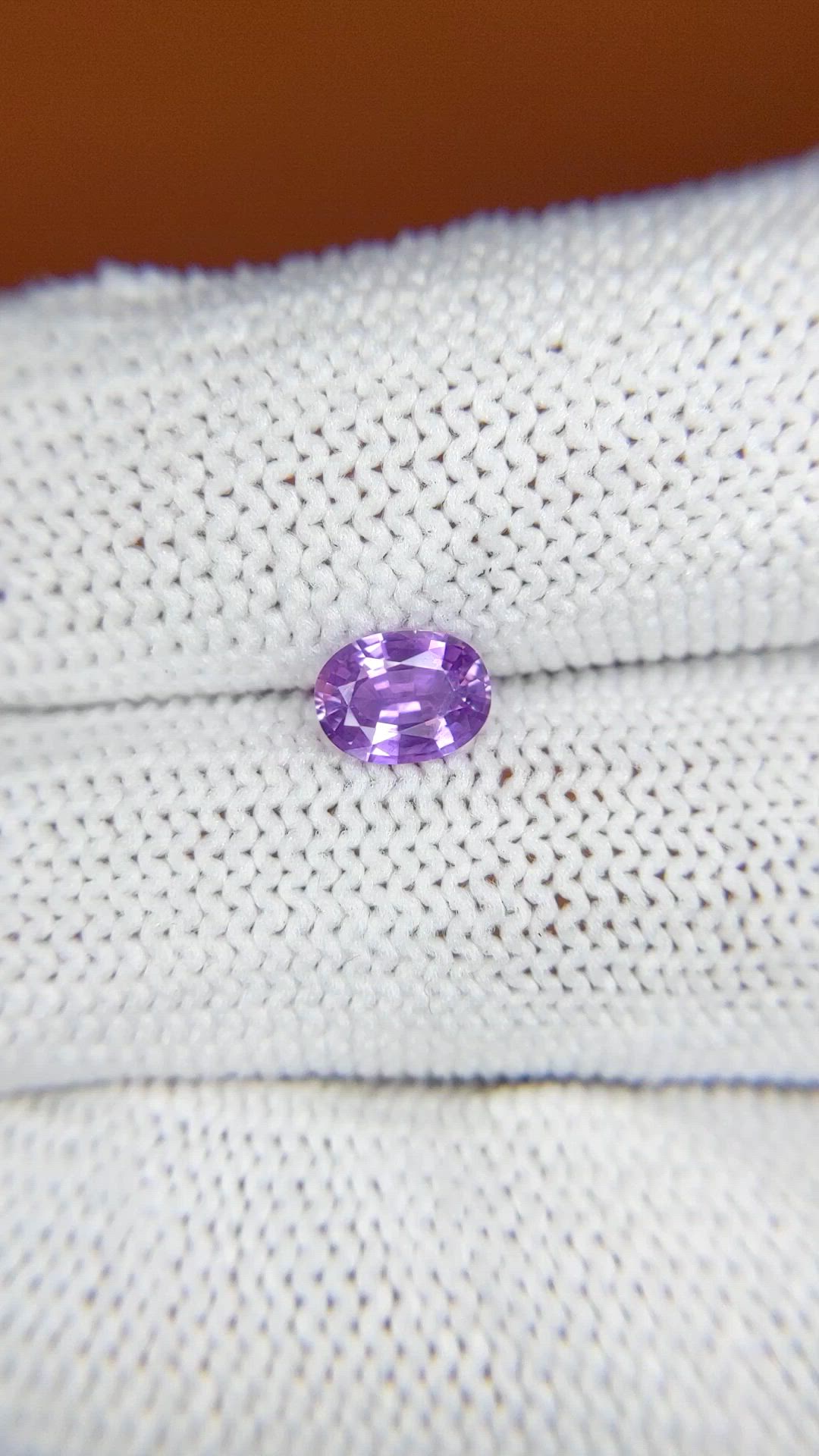 0.72 Ct. Purple Spinel from Ceylon (Sri Lanka) Size Video