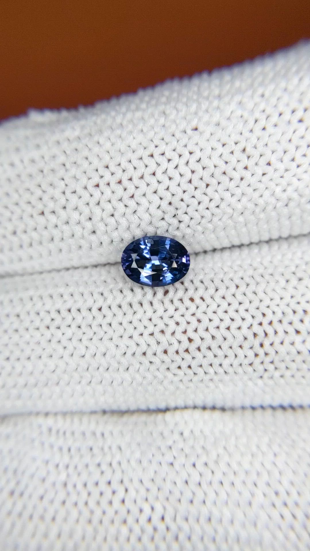 0.73 Ct. Blue Spinel from Ceylon (Sri Lanka) Size Video