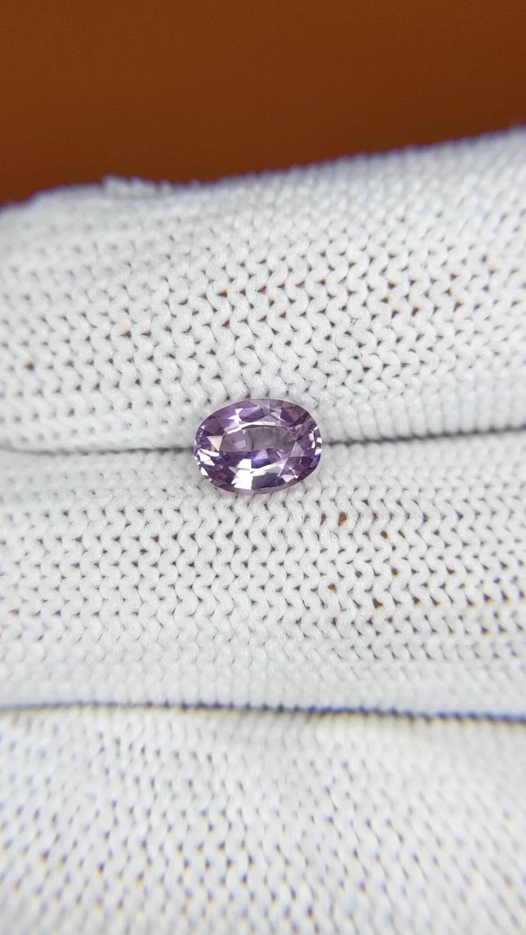 1.02 Ct. Purple Spinel from Ceylon (Sri Lanka) Size Video