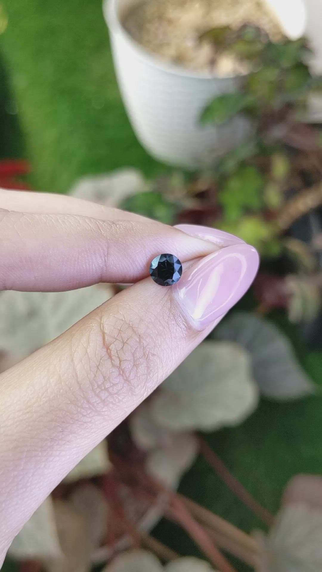 0.81 Ct. Greenish Blue Spinel from Ceylon (Sri Lanka) Size Video