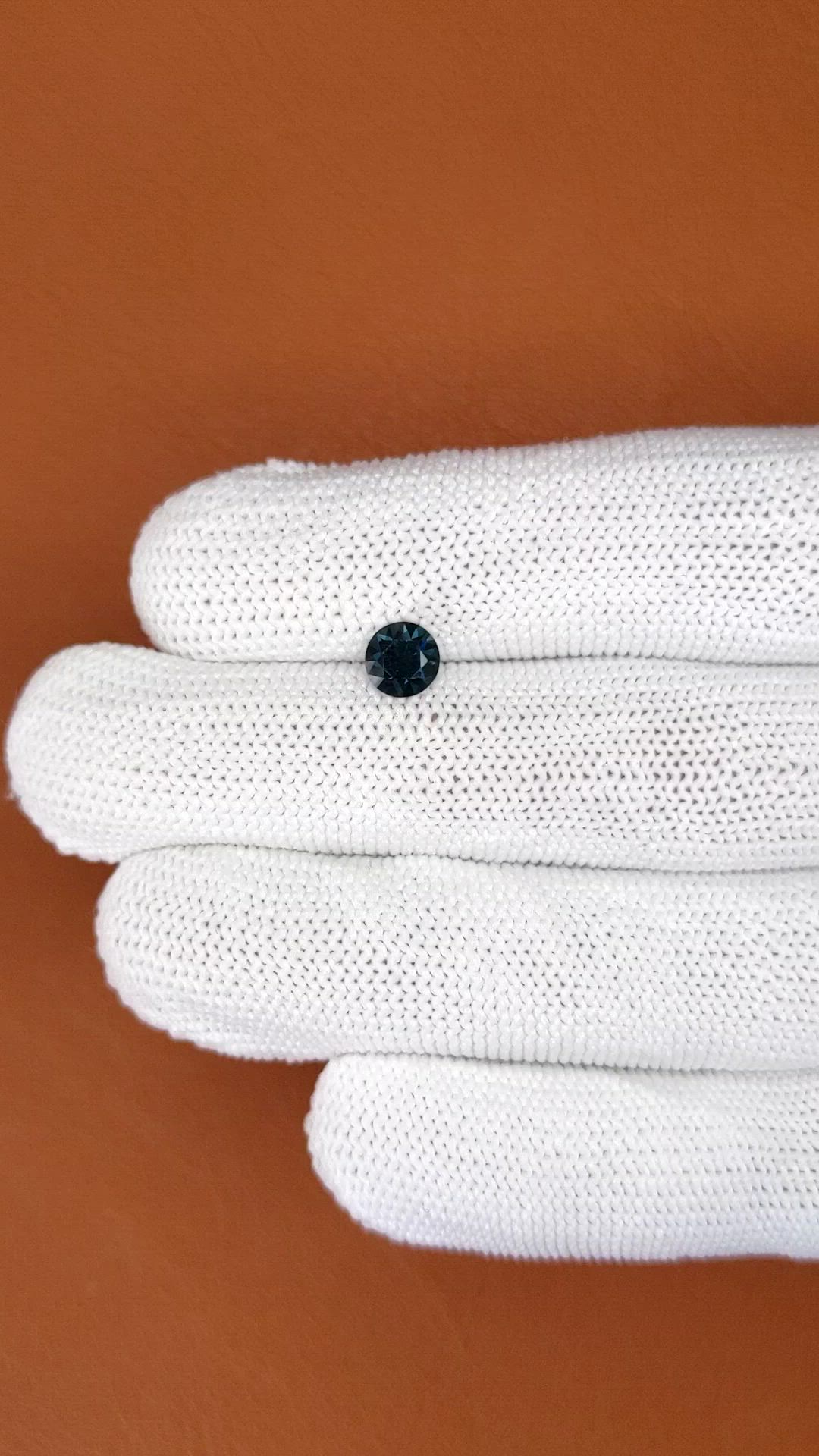 0.81 Ct. Greenish Blue Spinel from Ceylon (Sri Lanka) Size Video