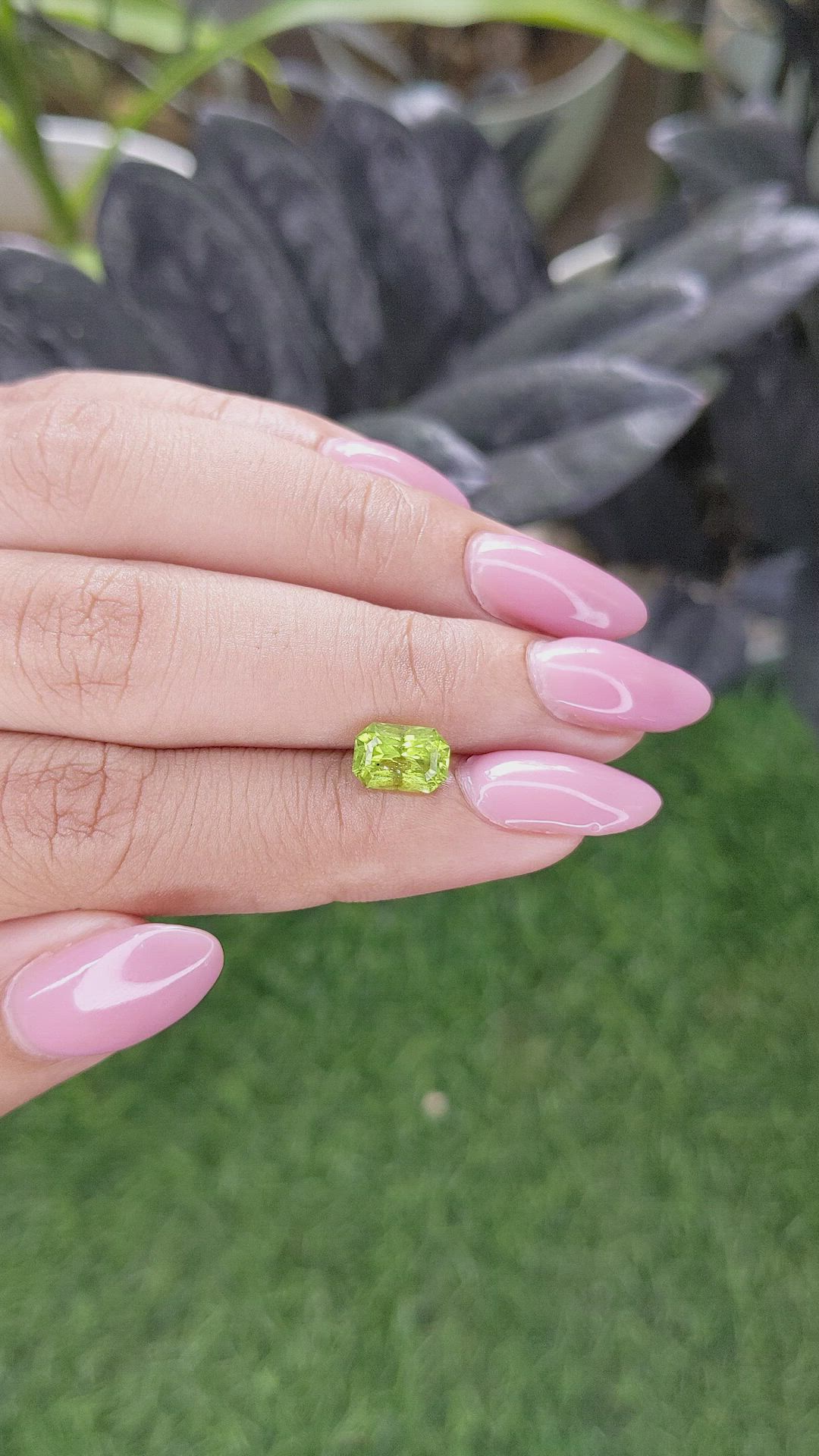 1.56 Ct. Yellowish Green Peridot from Pakistan Size Video