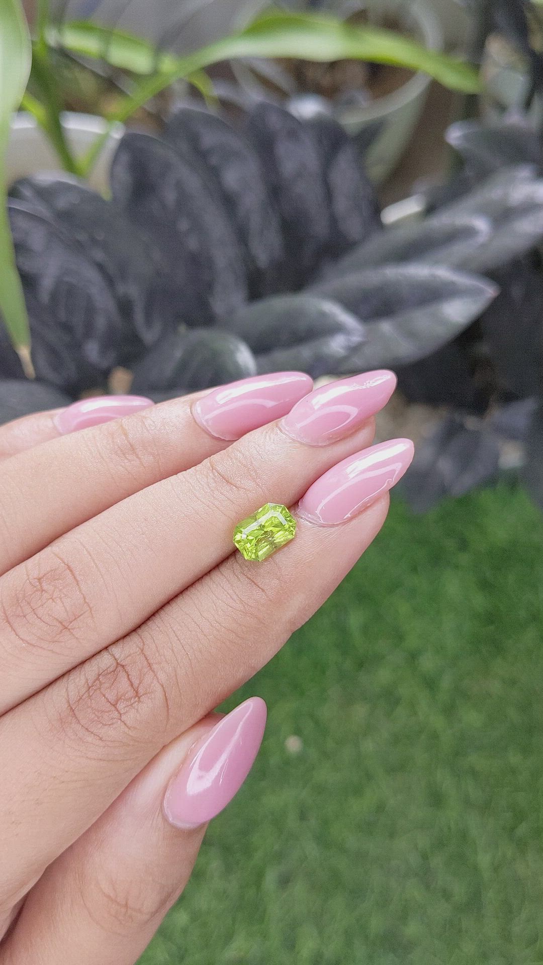 1.56 Ct. Yellowish Green Peridot from Pakistan Size Video