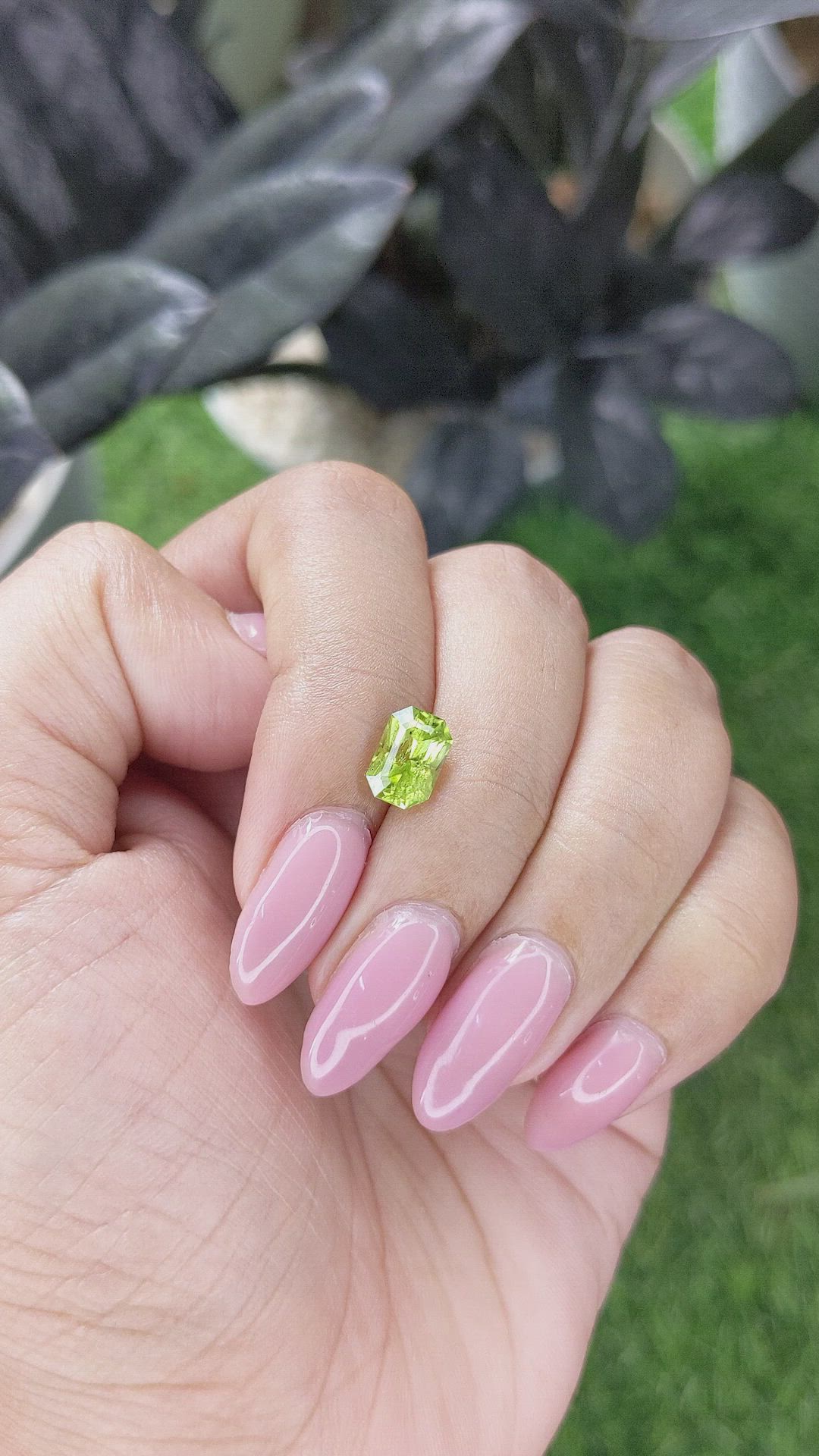1.56 Ct. Yellowish Green Peridot from Pakistan Size Video
