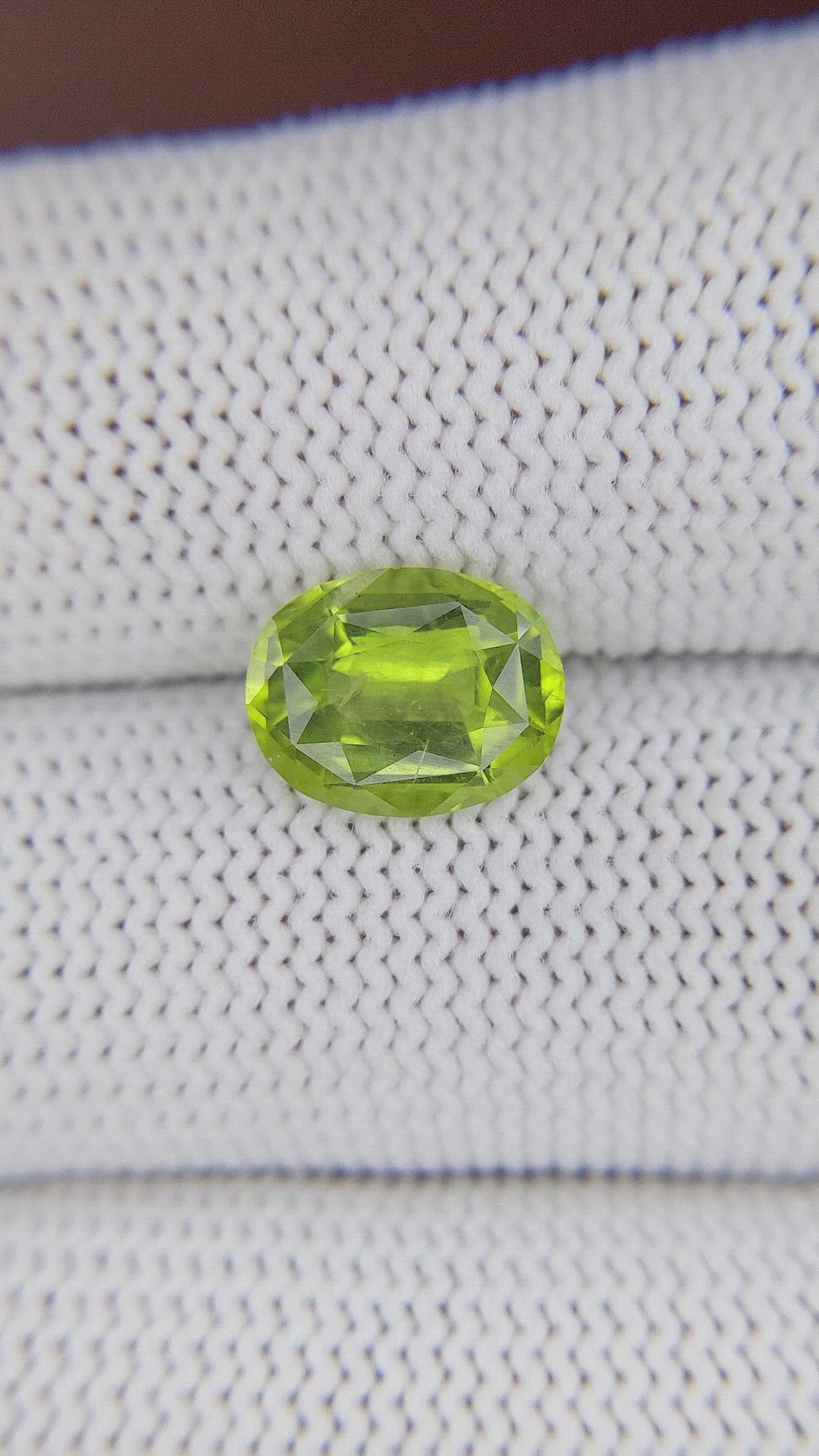 2.76 Ct. Yellowish Green Peridot from Pakistan Size Video