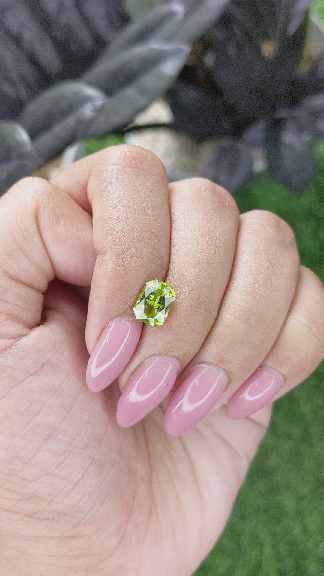 1.80 Ct. Yellowish Green Peridot from Pakistan Size Video