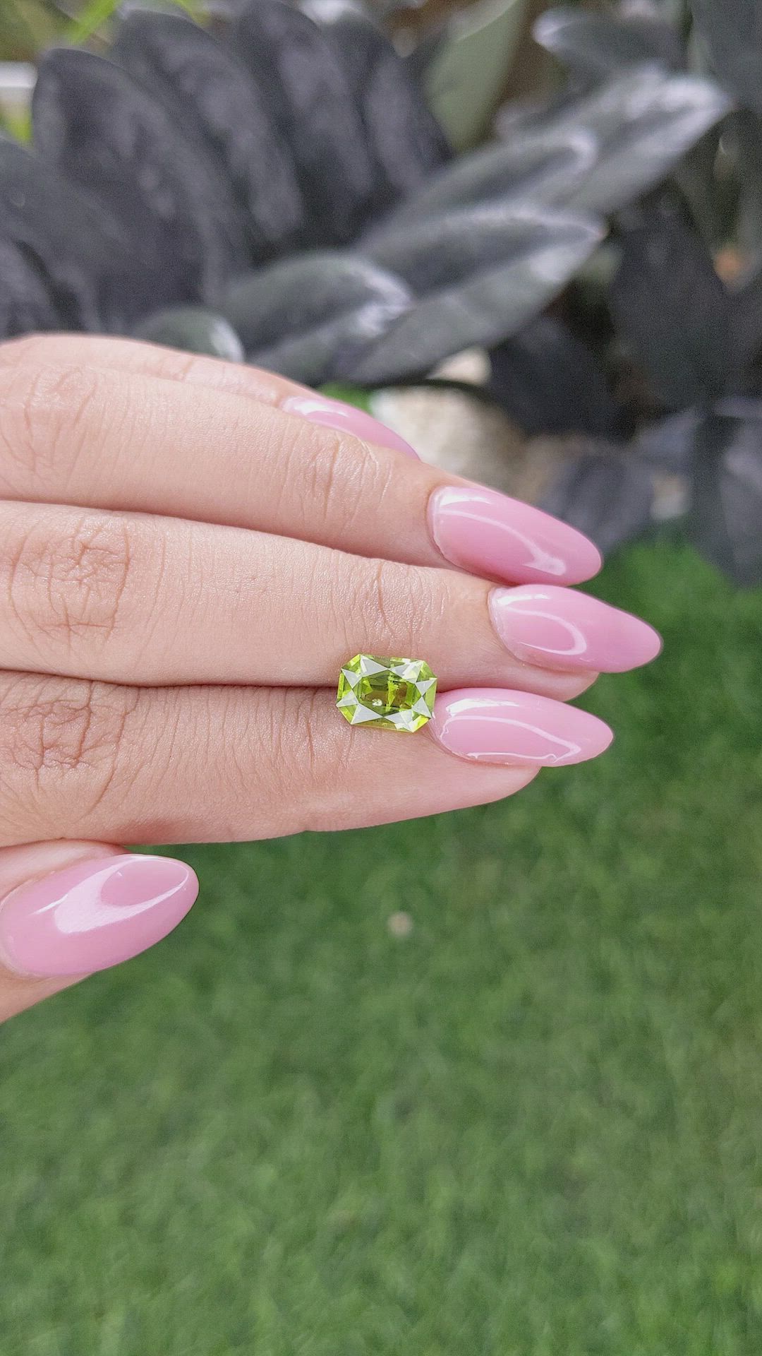 1.80 Ct. Yellowish Green Peridot from Pakistan Size Video
