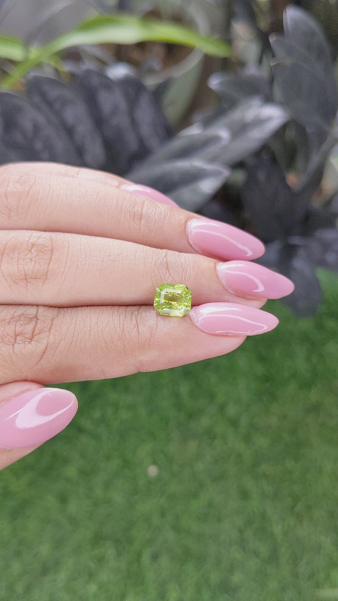 1.48 Ct. Yellowish Green Peridot from Pakistan Size Video